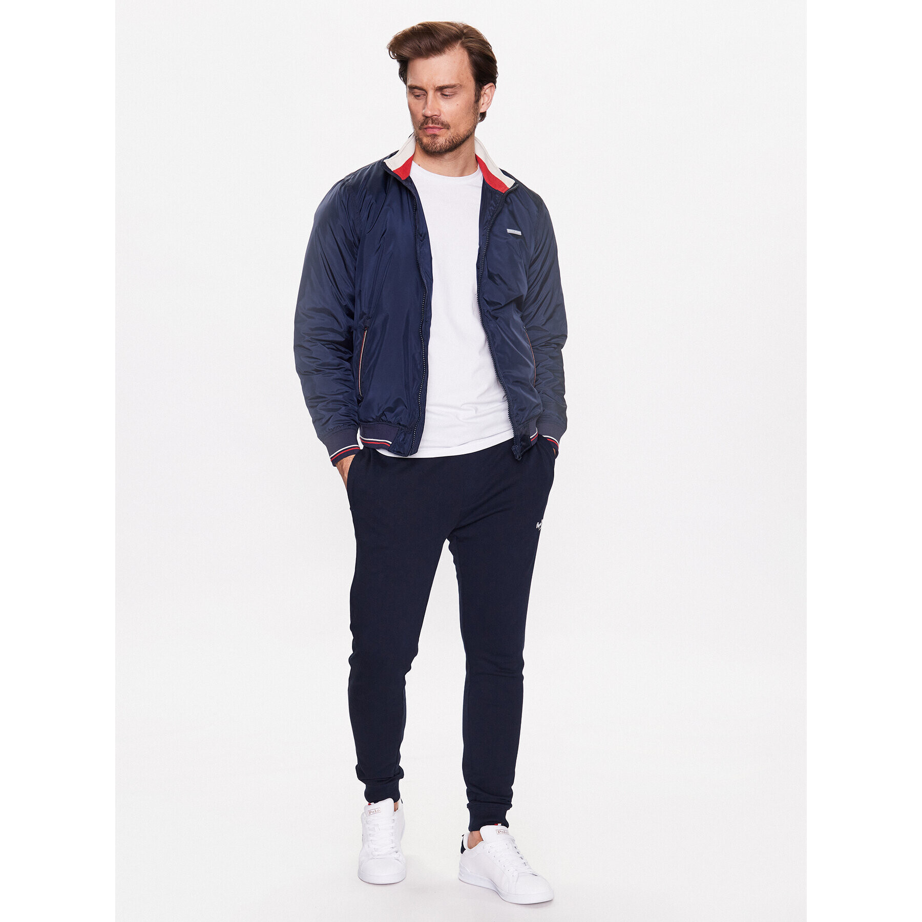 Pepe Jeans Geacă Carrington PM402716 Bleumarin Regular Fit - Pled.ro