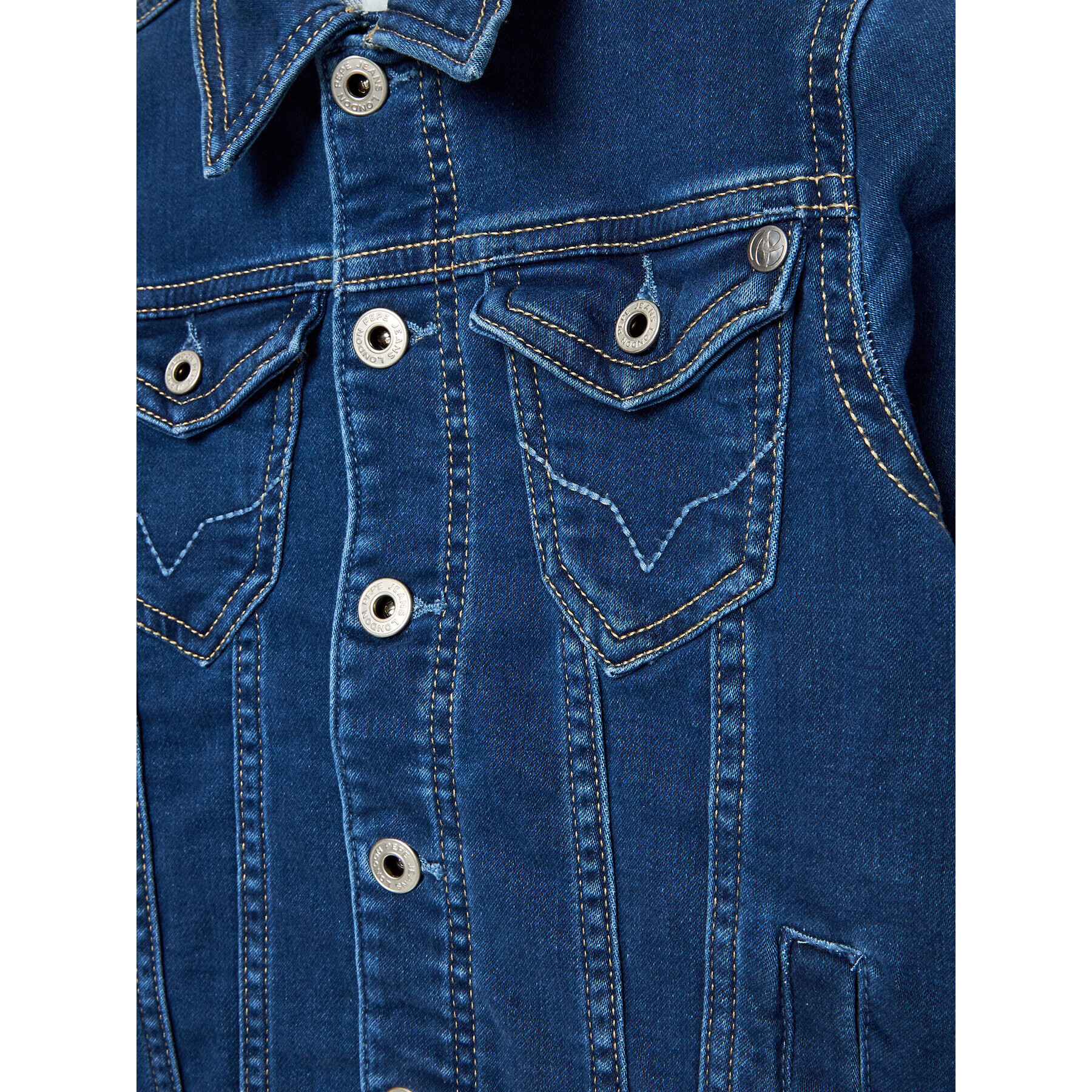 Pepe Jeans Geacă de blugi Legendary PB401138 Bleumarin Regular Fit - Pled.ro