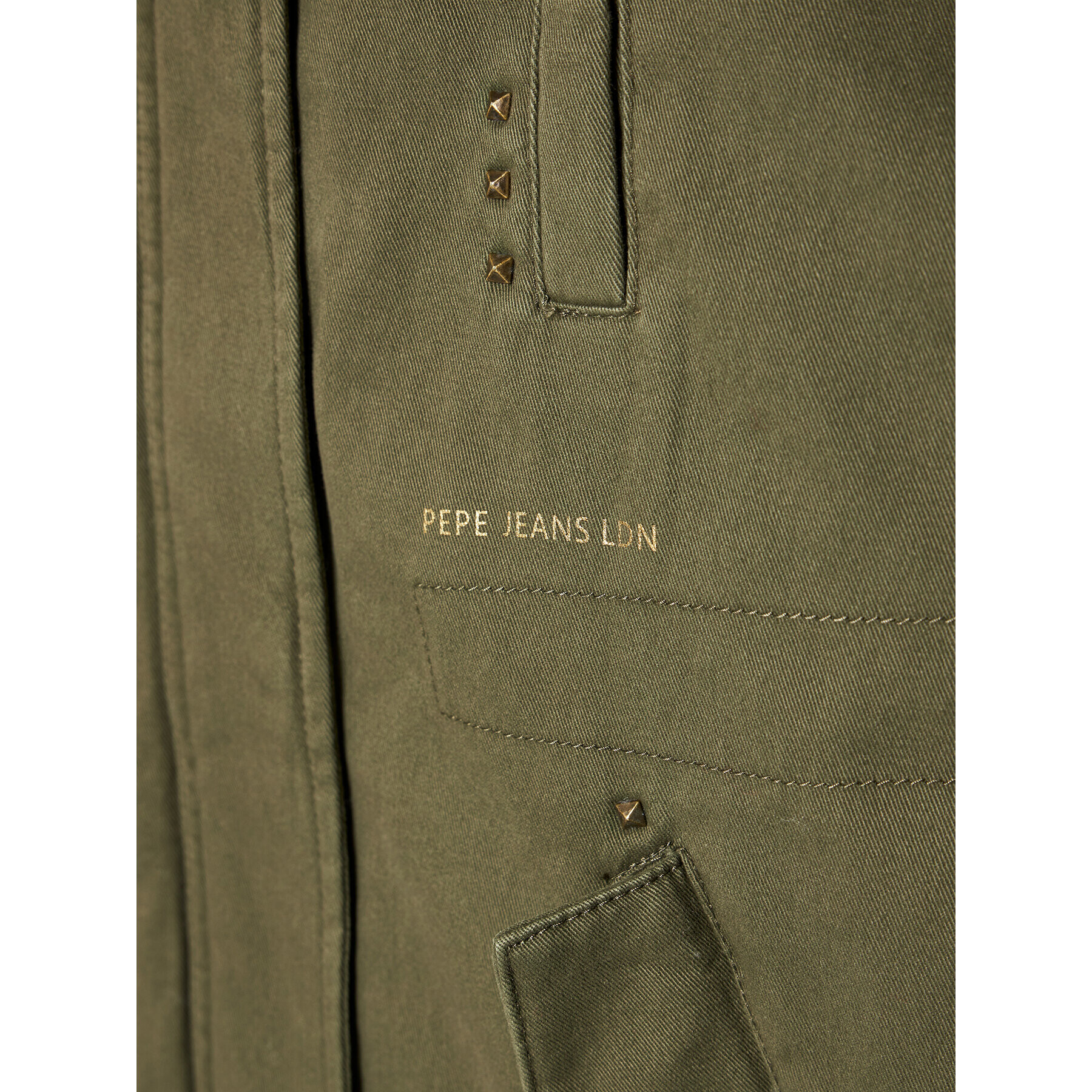 Pepe Jeans Hanorac Charlotte PG401006 Verde Regular Fit - Pled.ro