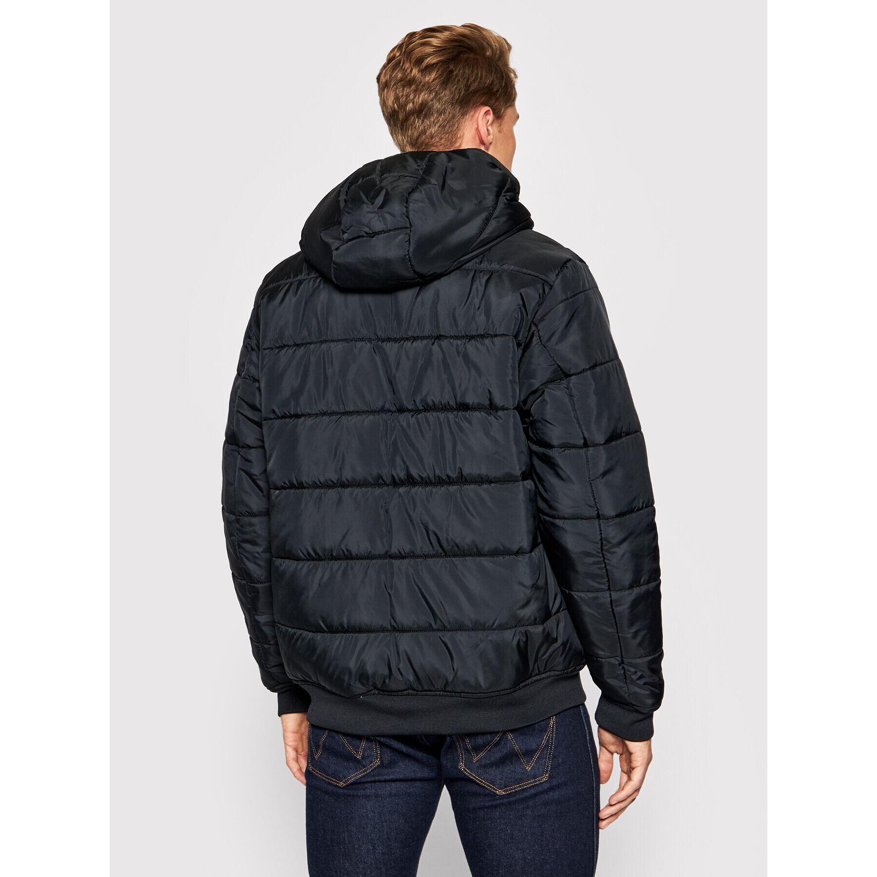 Pepe Jeans Geacă din puf Graham PM402447 Negru Regular Fit - Pled.ro