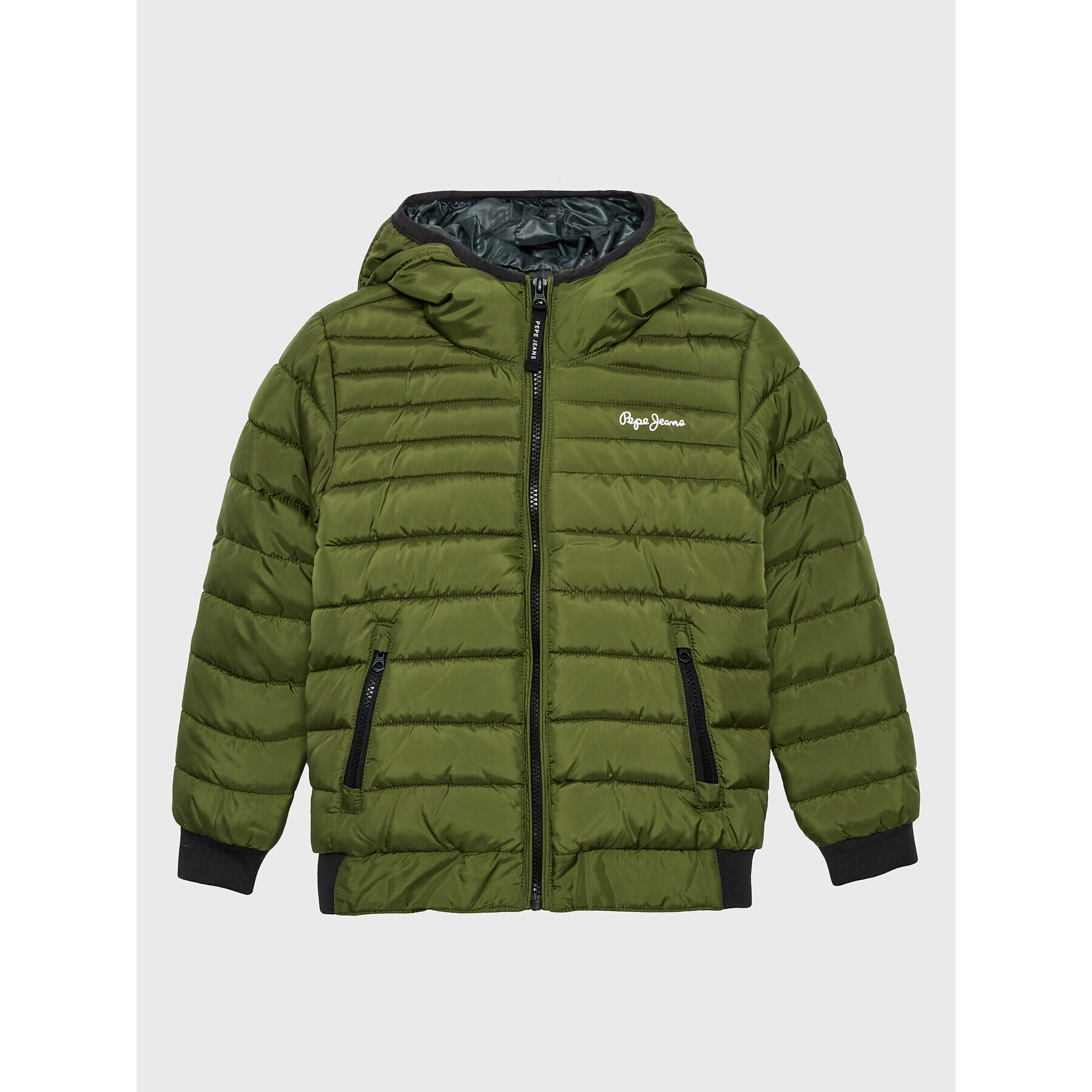 Pepe Jeans Geacă din puf Greystoke PB401150 Verde Regular Fit - Pled.ro