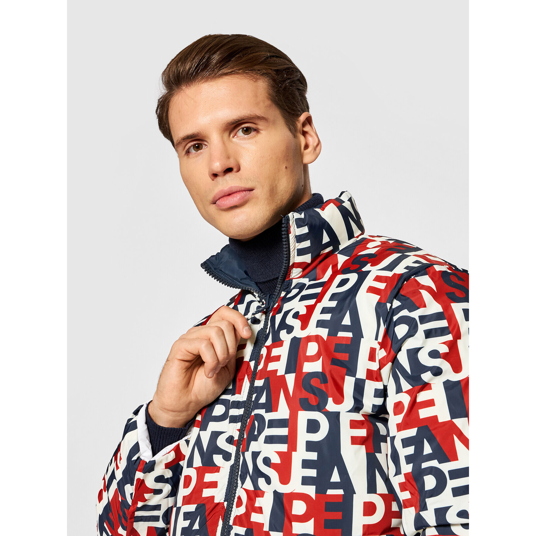 Pepe Jeans Geacă din puf Mark PM402454 Colorat Regular Fit - Pled.ro