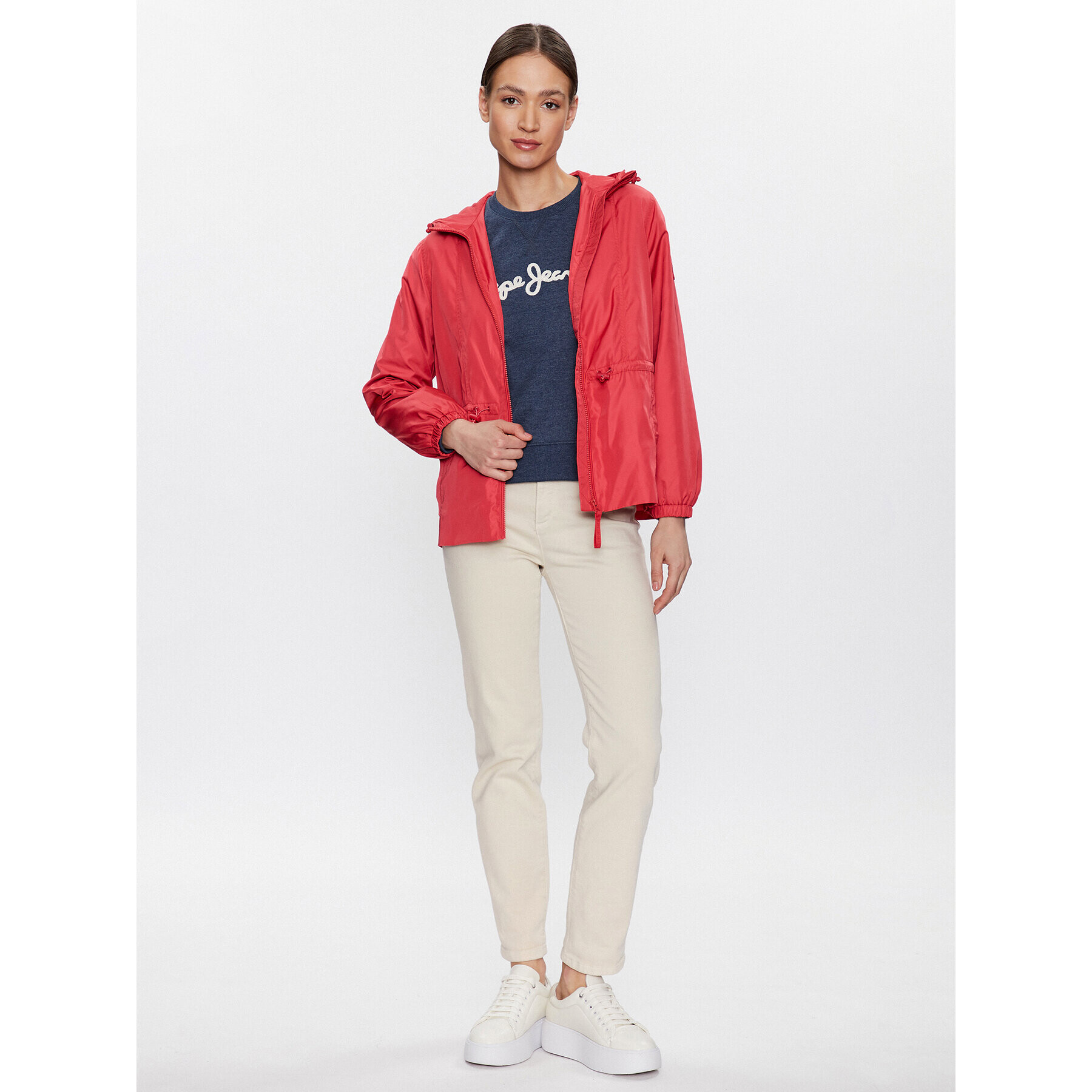 Pepe Jeans Geacă Sibylle PL402174 Roșu Regular Fit - Pled.ro