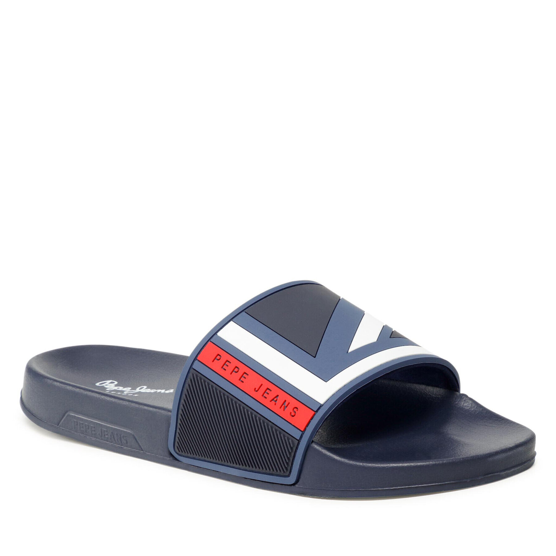 Pepe Jeans Șlapi Slider Flag PMS70107 Bleumarin - Pled.ro