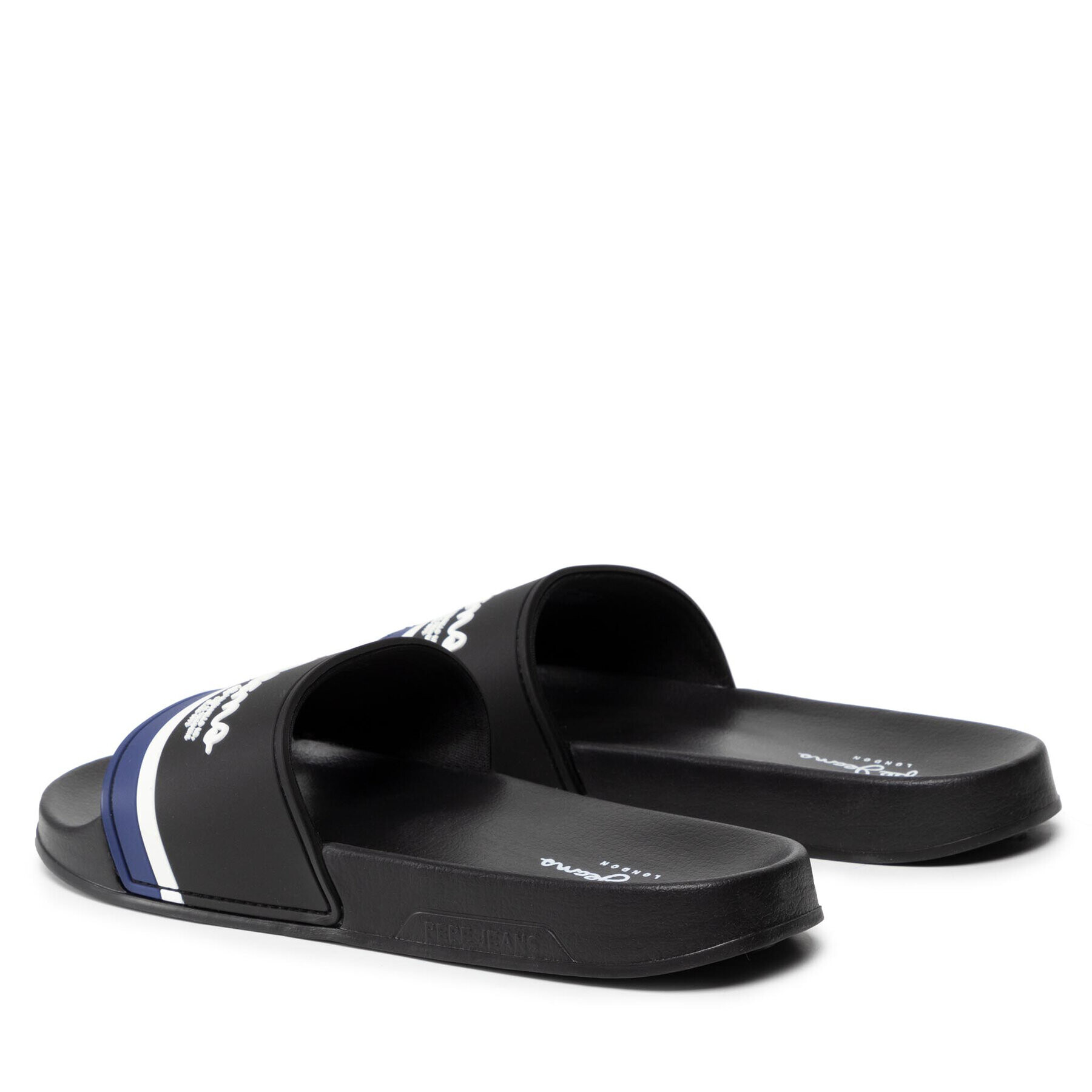 Pepe Jeans Șlapi Slider Portobello PMS70108 Negru - Pled.ro