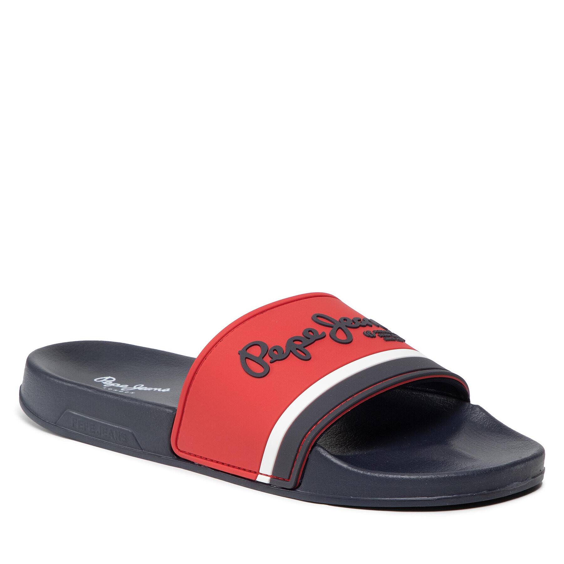 Pepe Jeans Șlapi Slider Portobello PMS70108 Roșu - Pled.ro