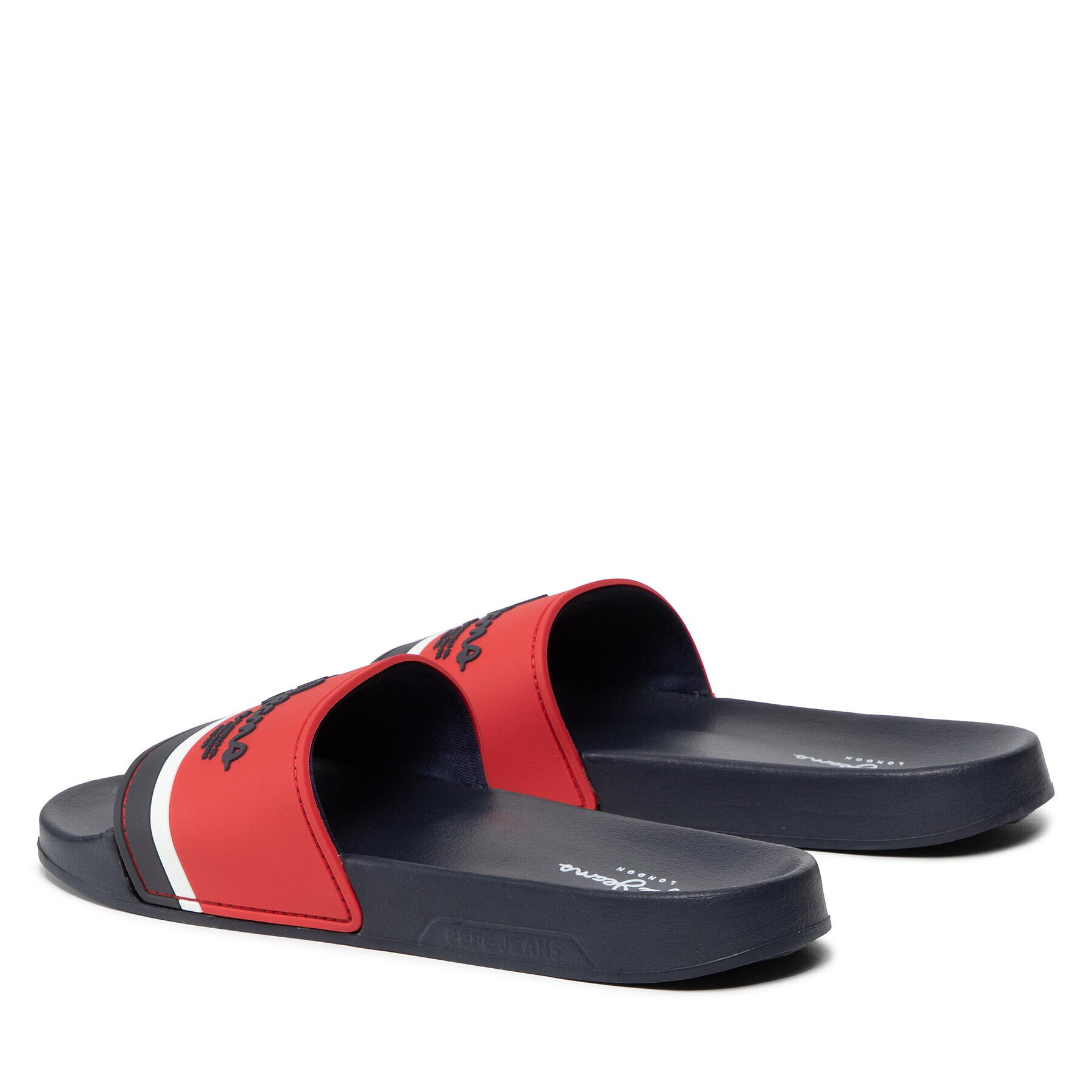 Pepe Jeans Șlapi Slider Portobello PMS70108 Roșu - Pled.ro