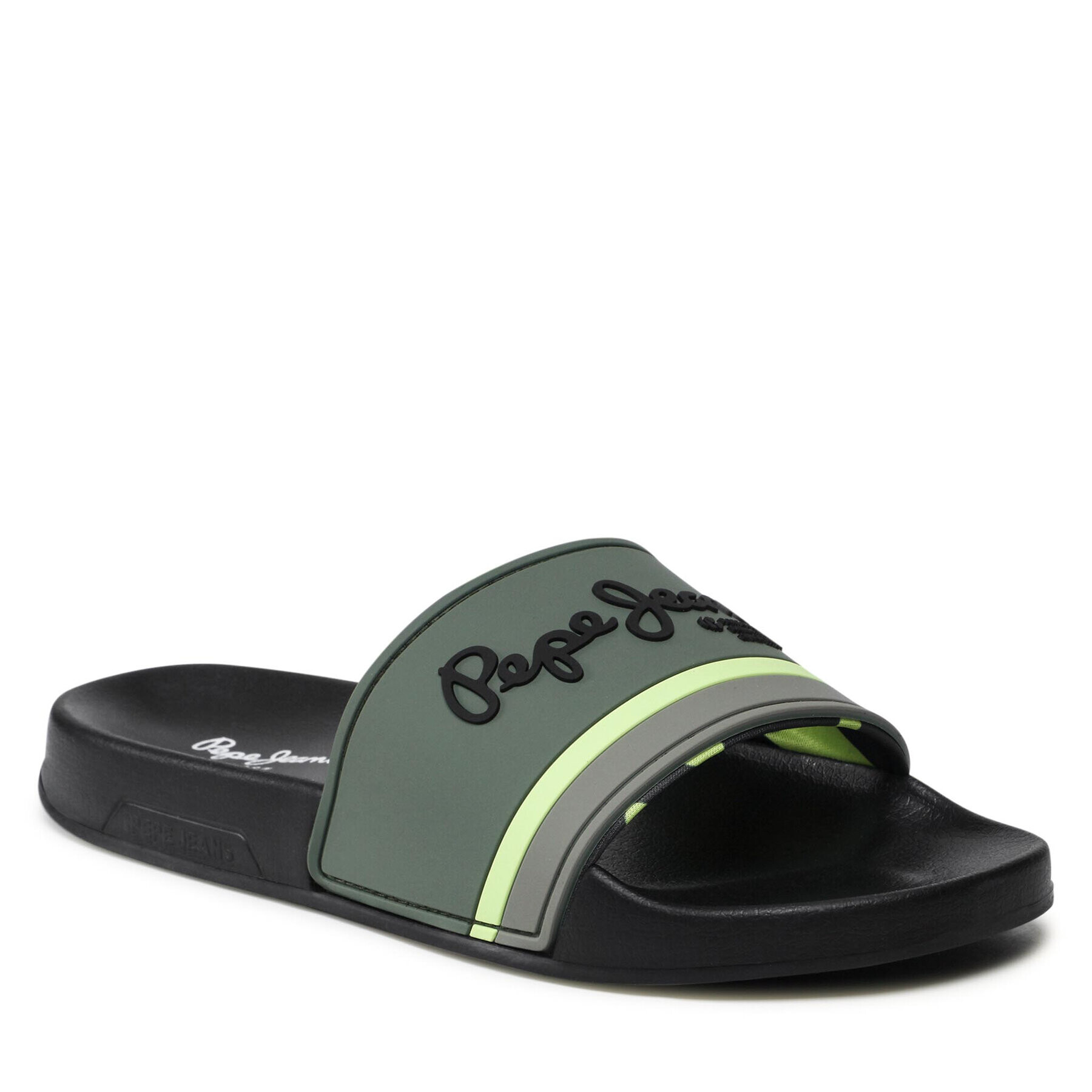 Pepe Jeans Șlapi Slider Portobello PMS70108 Verde - Pled.ro