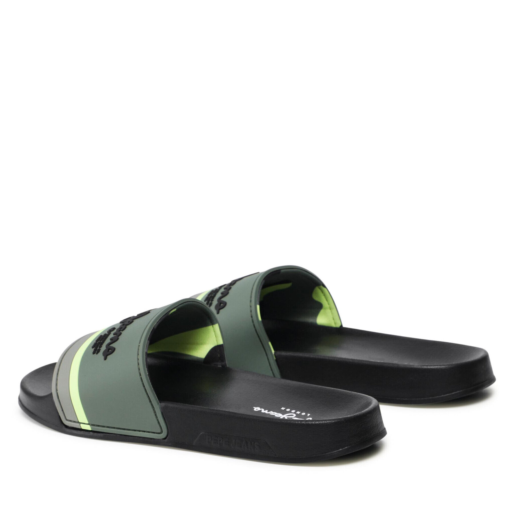 Pepe Jeans Șlapi Slider Portobello PMS70108 Verde - Pled.ro