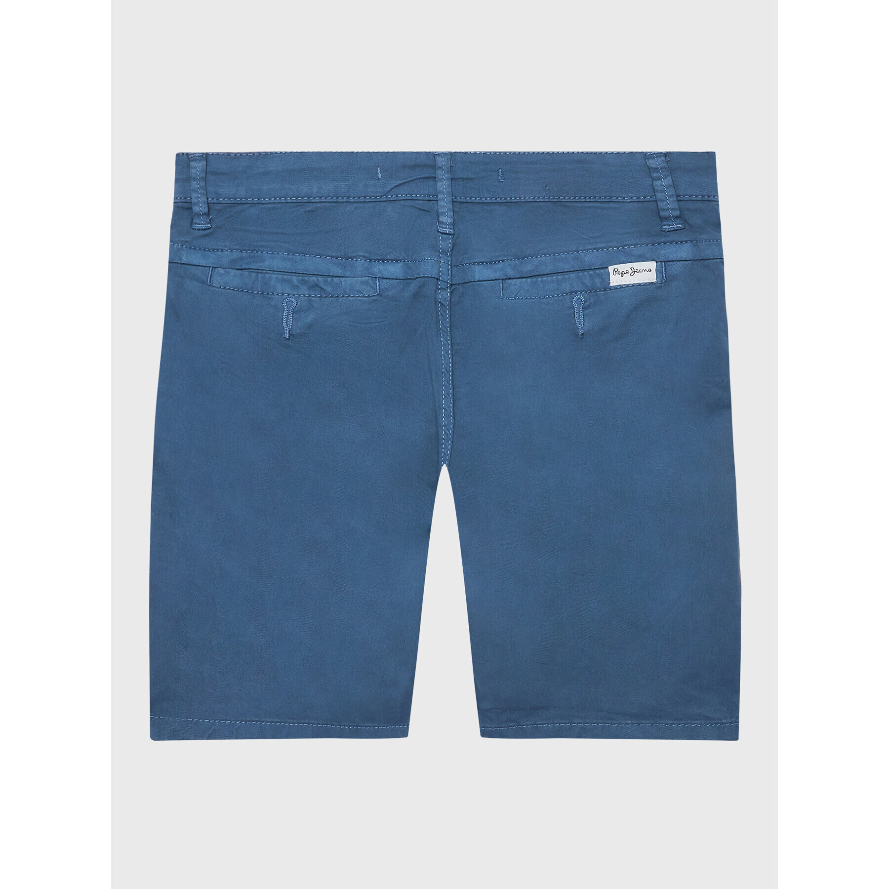 Pepe Jeans Pantalon scurți din material Blueburn Short PB800726C75 Albastru Regular Fit - Pled.ro