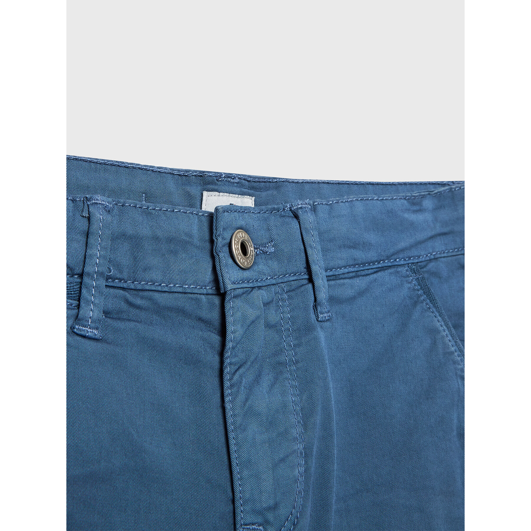 Pepe Jeans Pantalon scurți din material Blueburn Short PB800726C75 Albastru Regular Fit - Pled.ro