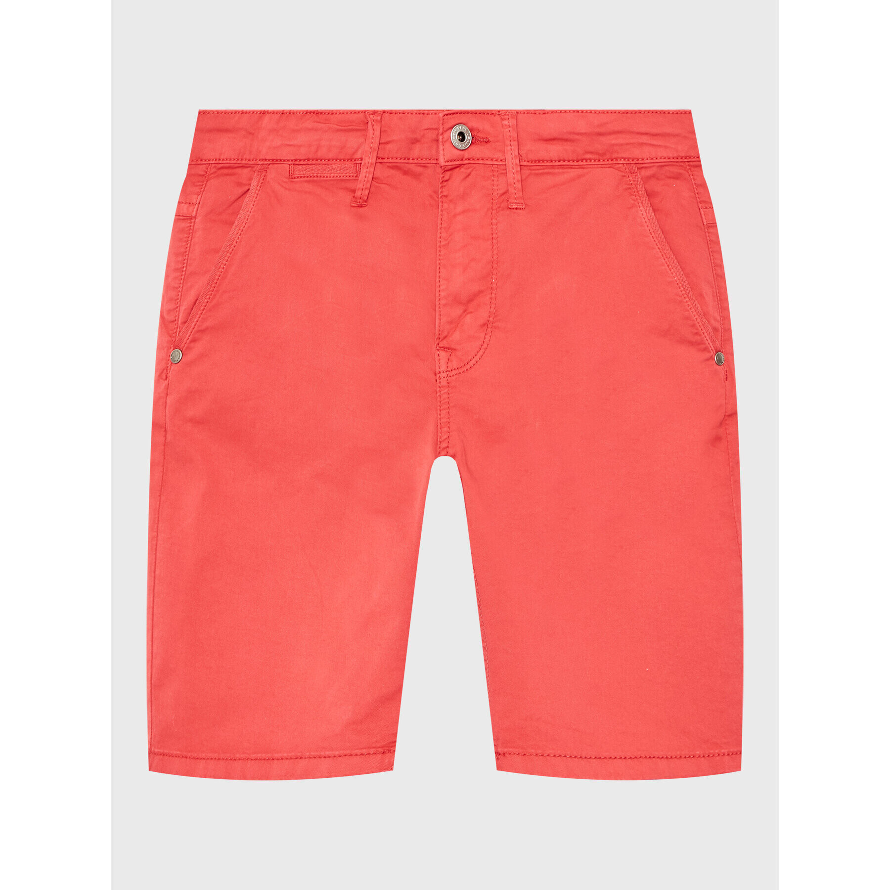 Pepe Jeans Pantalon scurți din material Blueburn Short PB800726C75 Roșu Regular Fit - Pled.ro