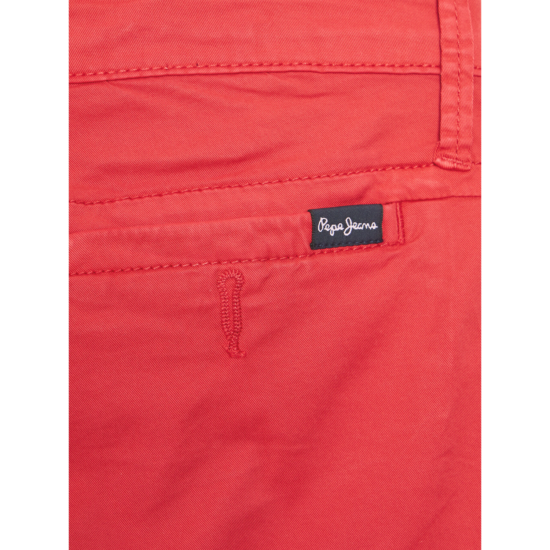 Pepe Jeans Pantalon scurți din material Blueburn Short PB800726C75 Roșu Regular Fit - Pled.ro