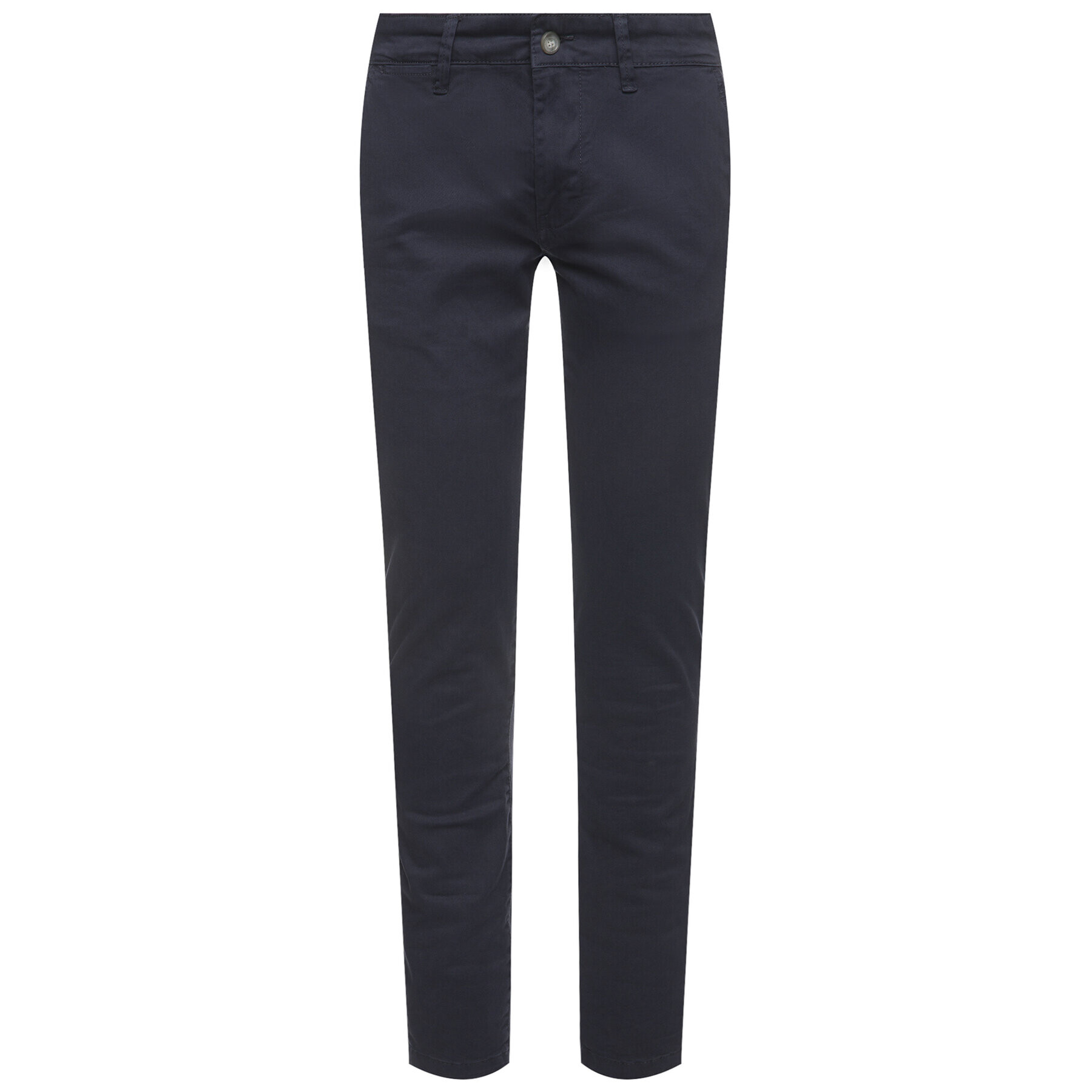 Pepe Jeans Pantaloni din material Charly PM210992 Bleumarin Slim Fit - Pled.ro