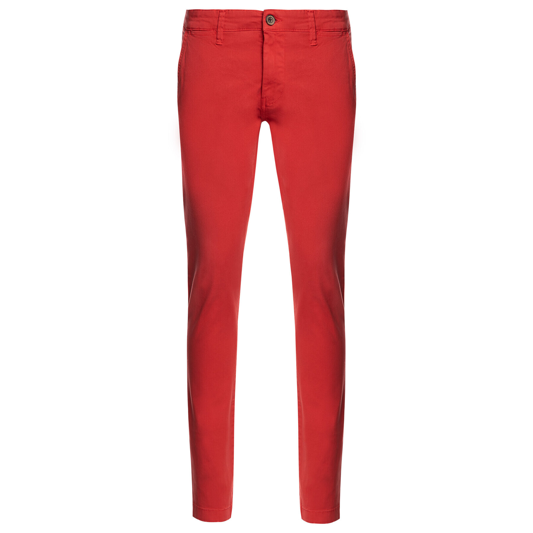 Pepe Jeans Pantaloni din material Charly PM210992 Roșu Slim Fit - Pled.ro