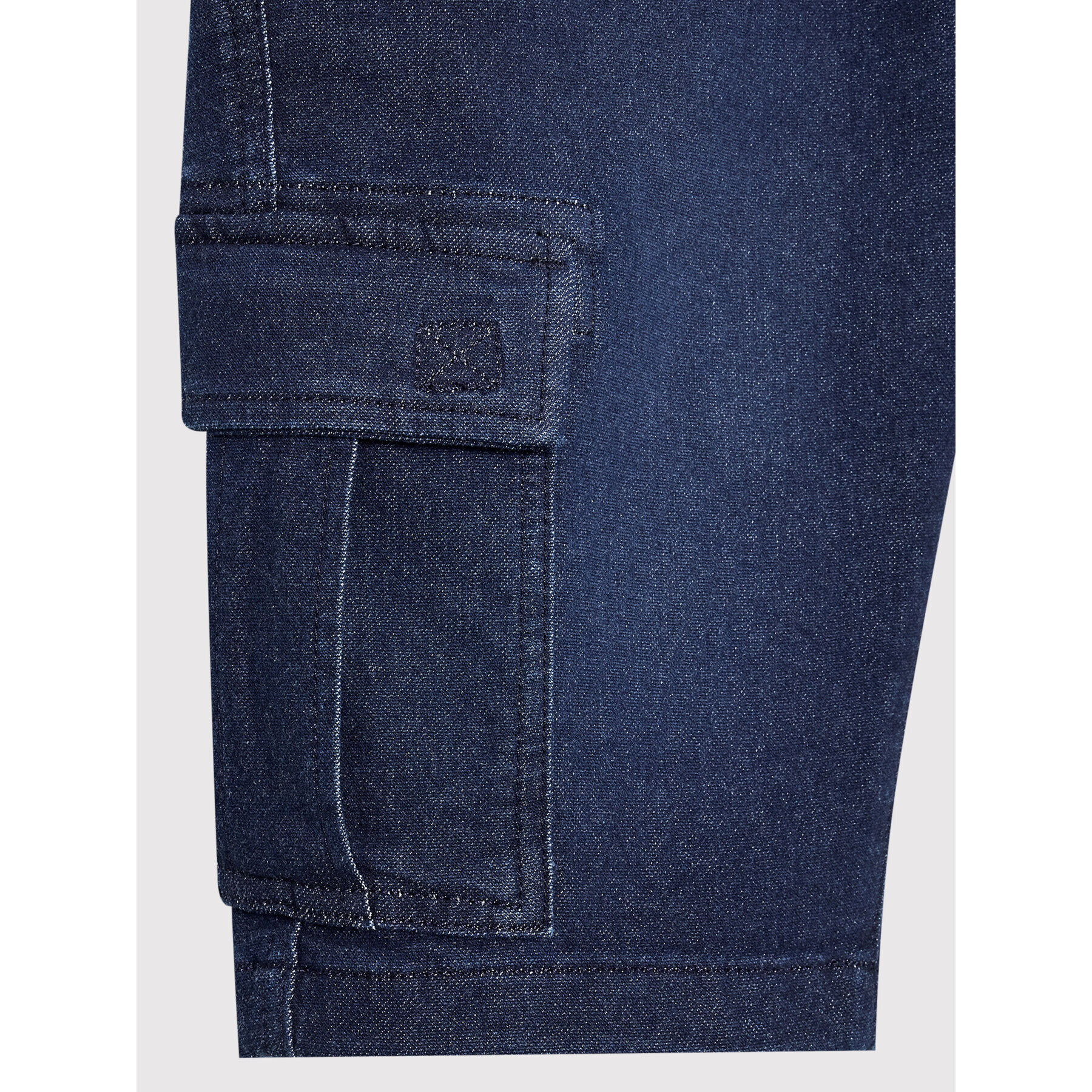 Pepe Jeans Pantaloni scurți de blugi GYMDIGO Chase PB800689 Bleumarin Relaxed Fit - Pled.ro