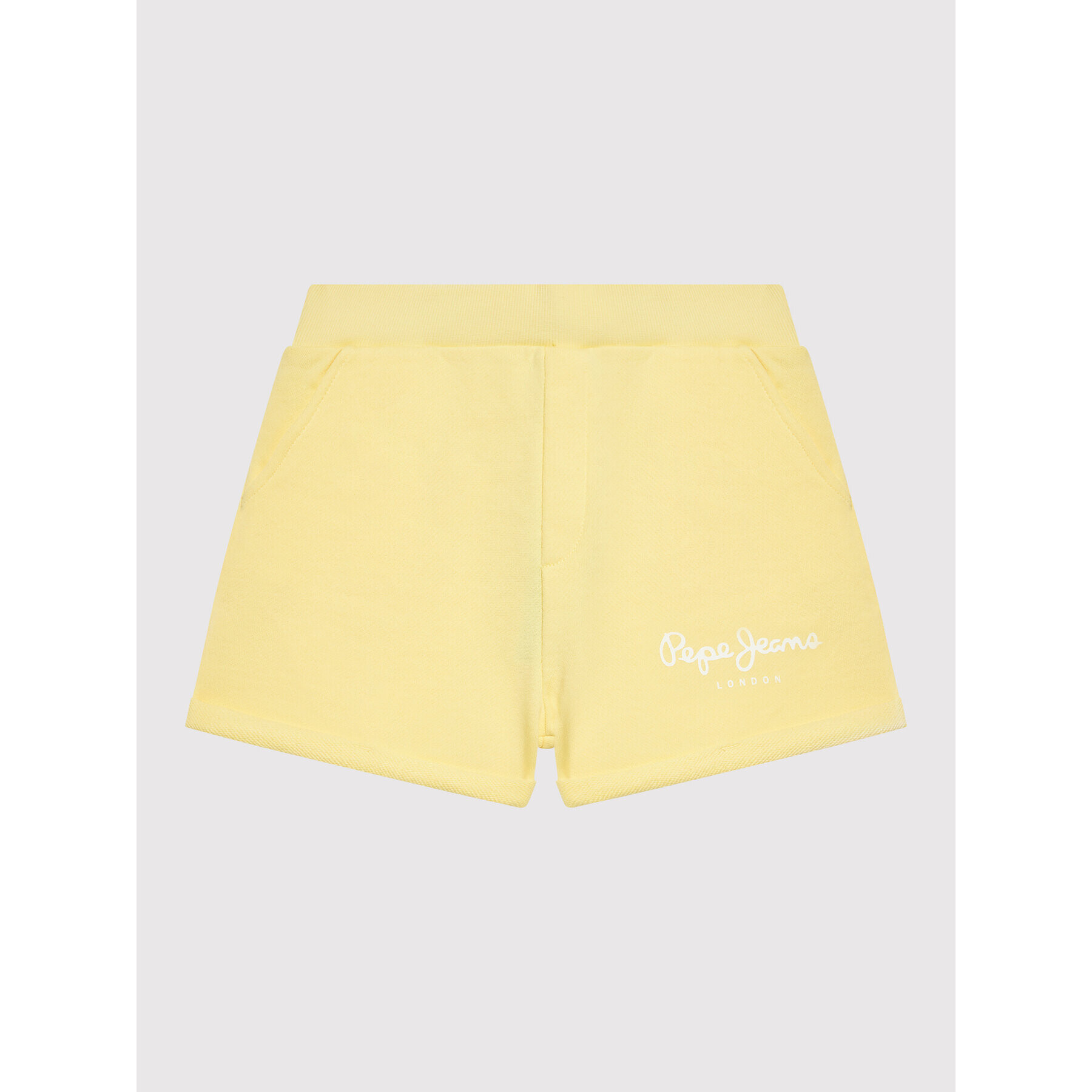 Pepe Jeans Pantaloni scurți sport Rosemery PG800775 Galben Regular Fit - Pled.ro