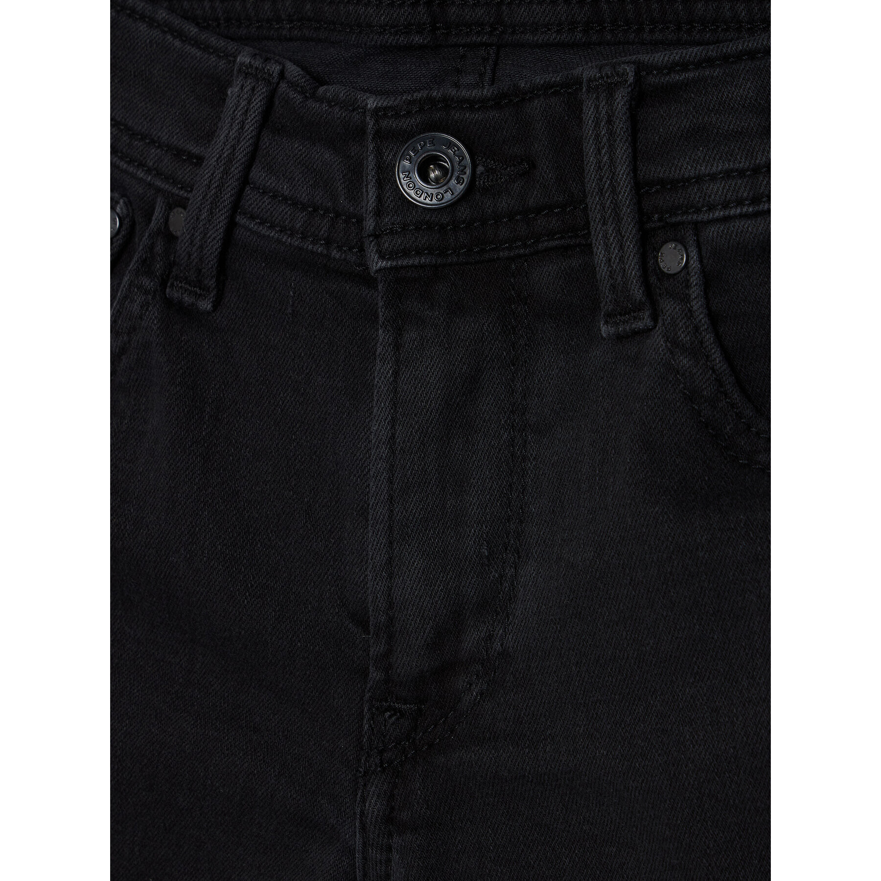 Pepe Jeans Pantaloni scurți de blugi Becket PB800692 Negru Slim Fit - Pled.ro