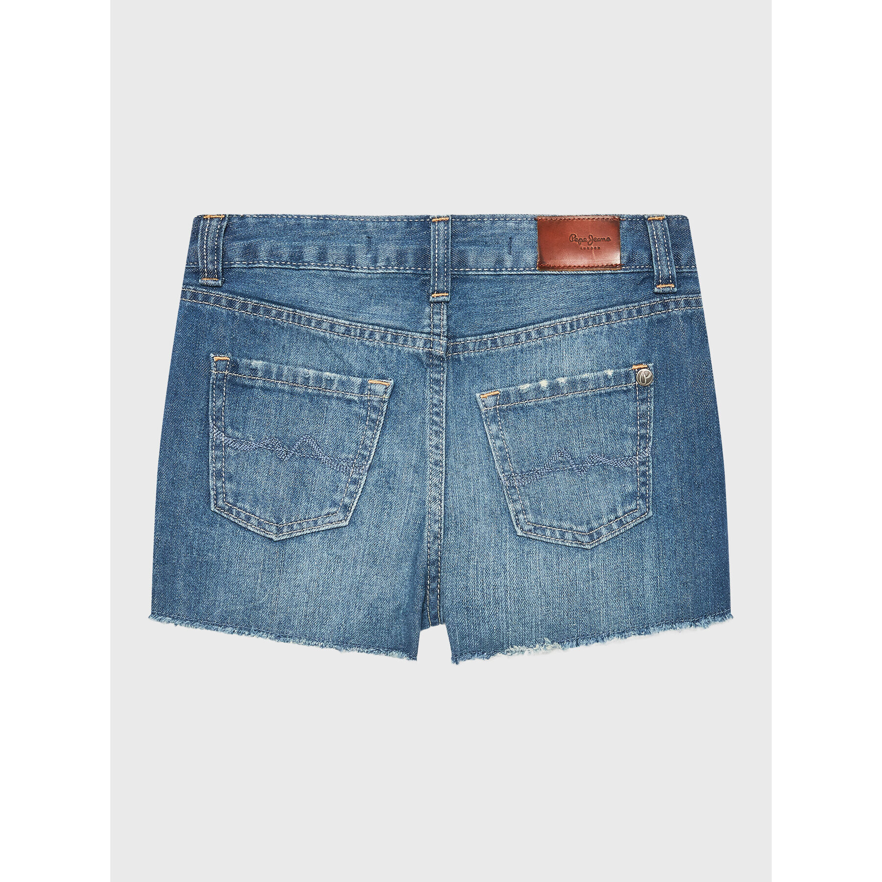 Pepe Jeans Pantaloni scurți de blugi Patty Short PG800783MR1 Albastru Regular Fit - Pled.ro