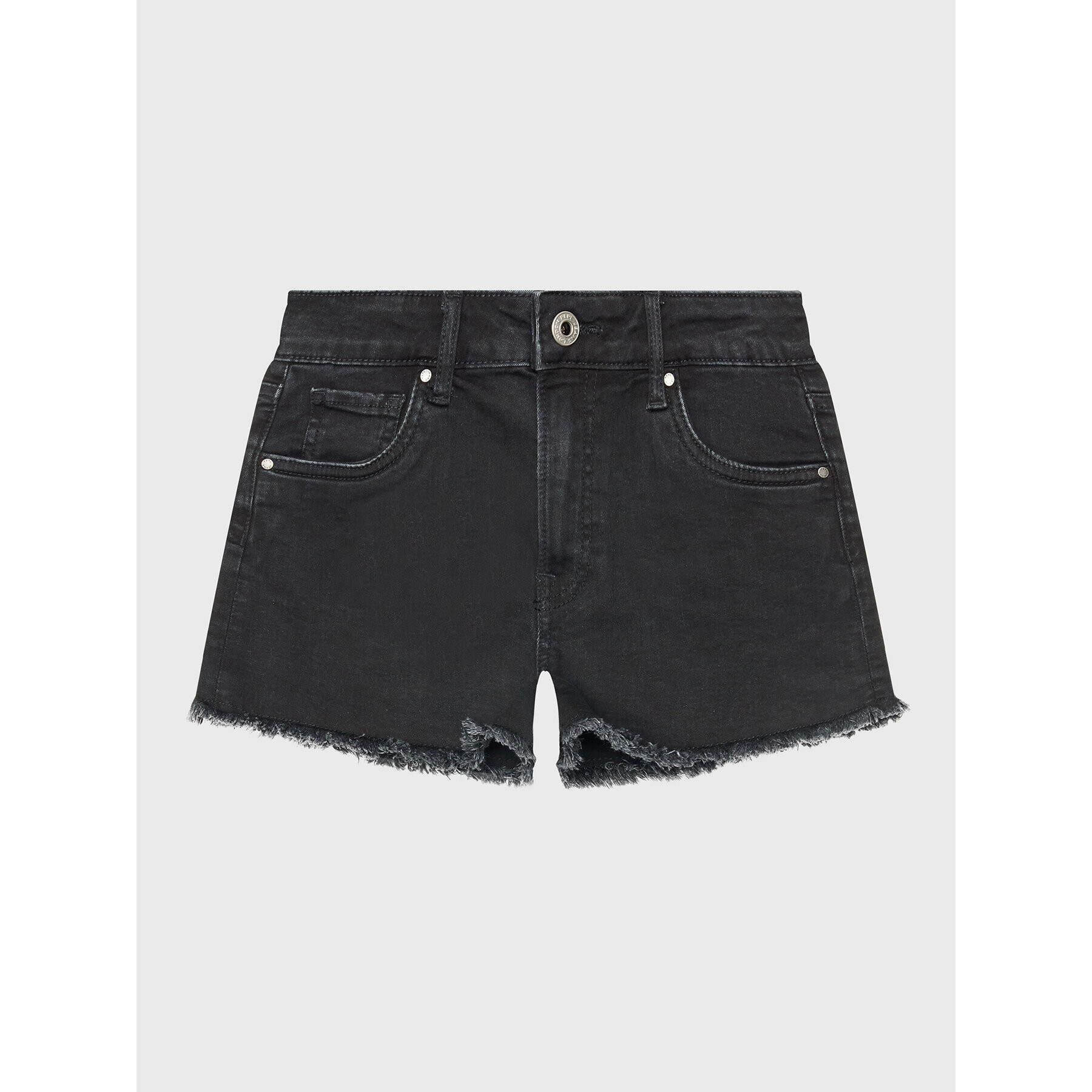 Pepe Jeans Pantaloni scurți de blugi Patty Short PG800783XR0 Negru Regular Fit - Pled.ro