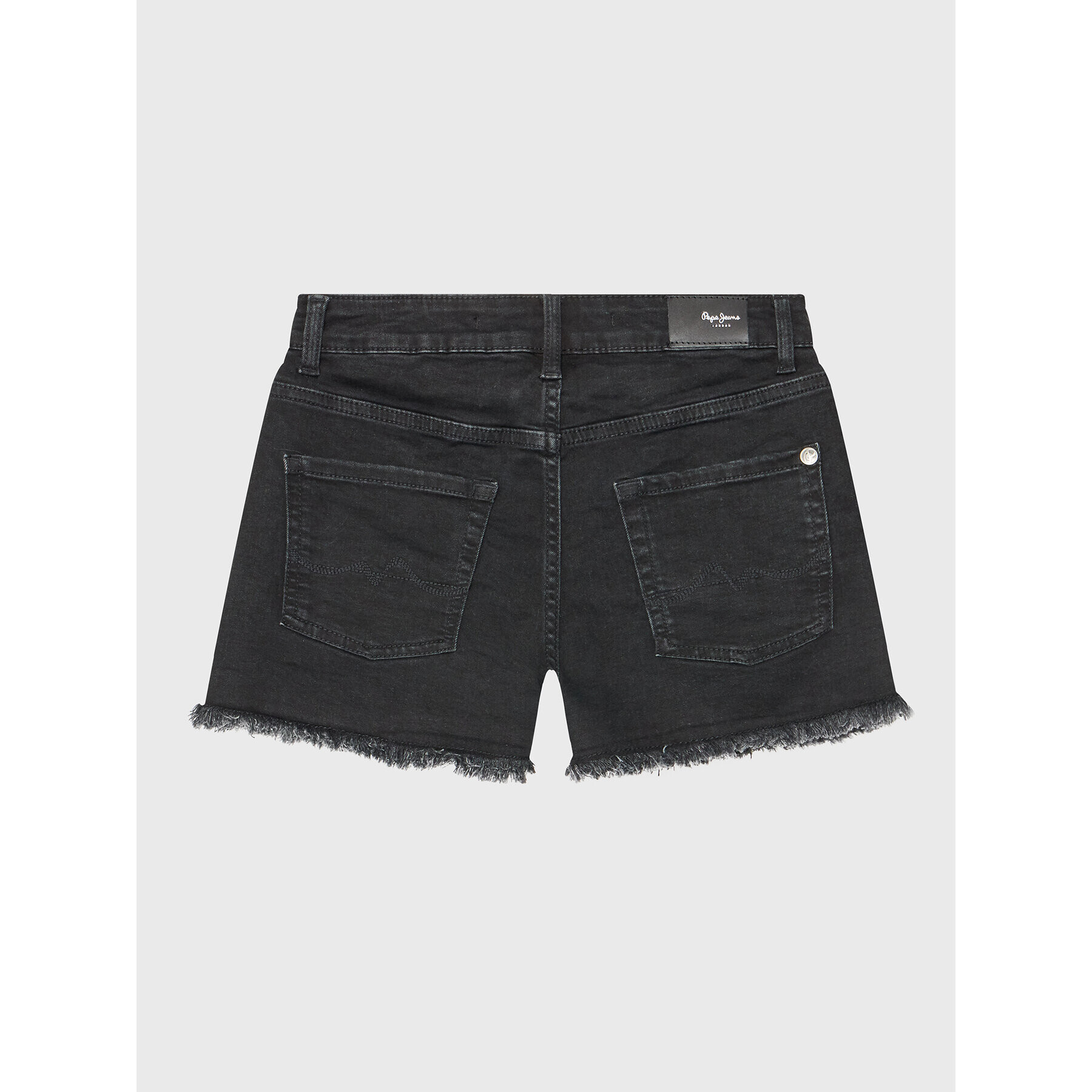 Pepe Jeans Pantaloni scurți de blugi Patty Short PG800783XR0 Negru Regular Fit - Pled.ro