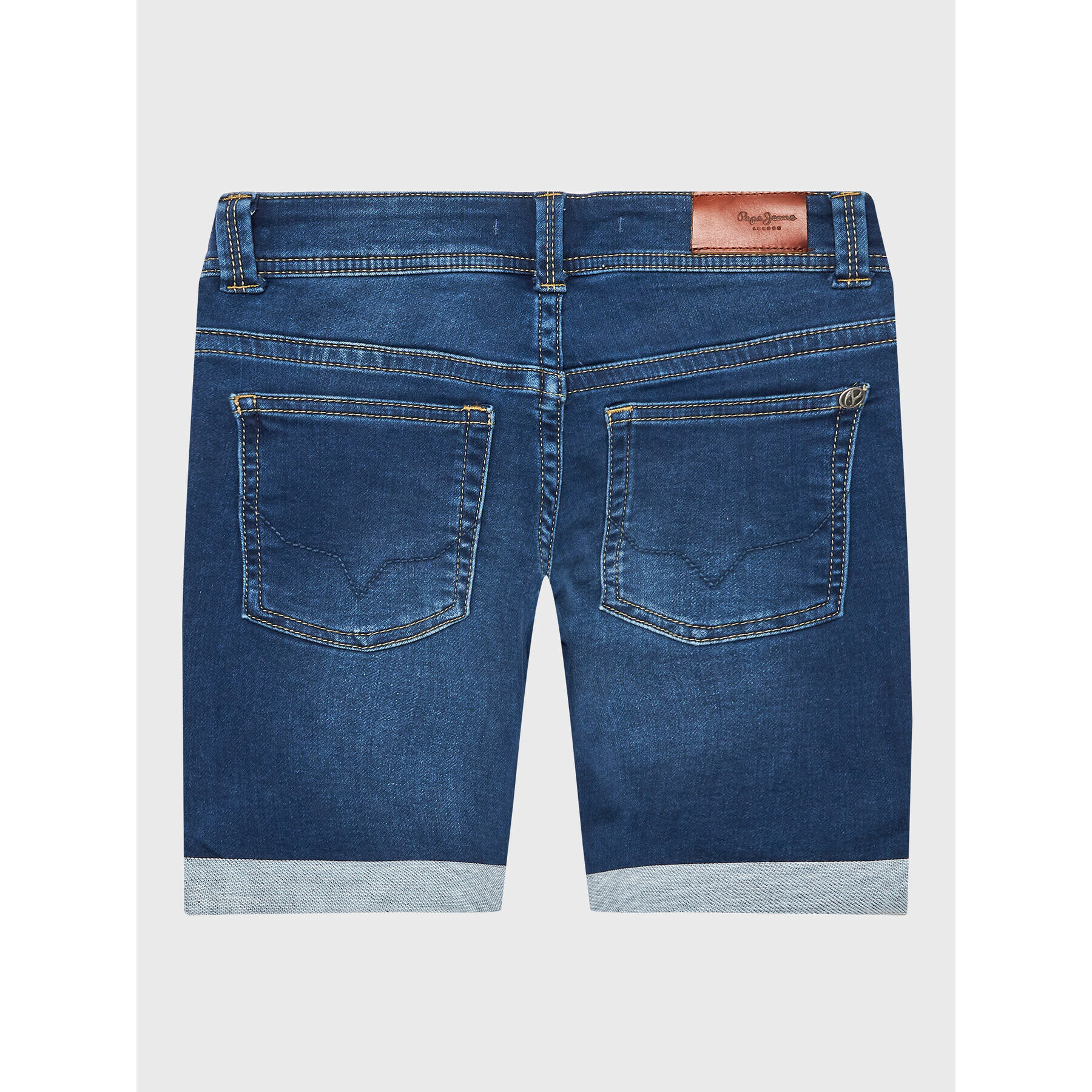 Pepe Jeans Pantaloni scurți de blugi Tracker Short PB800696JS0 Albastru Slim Fit - Pled.ro