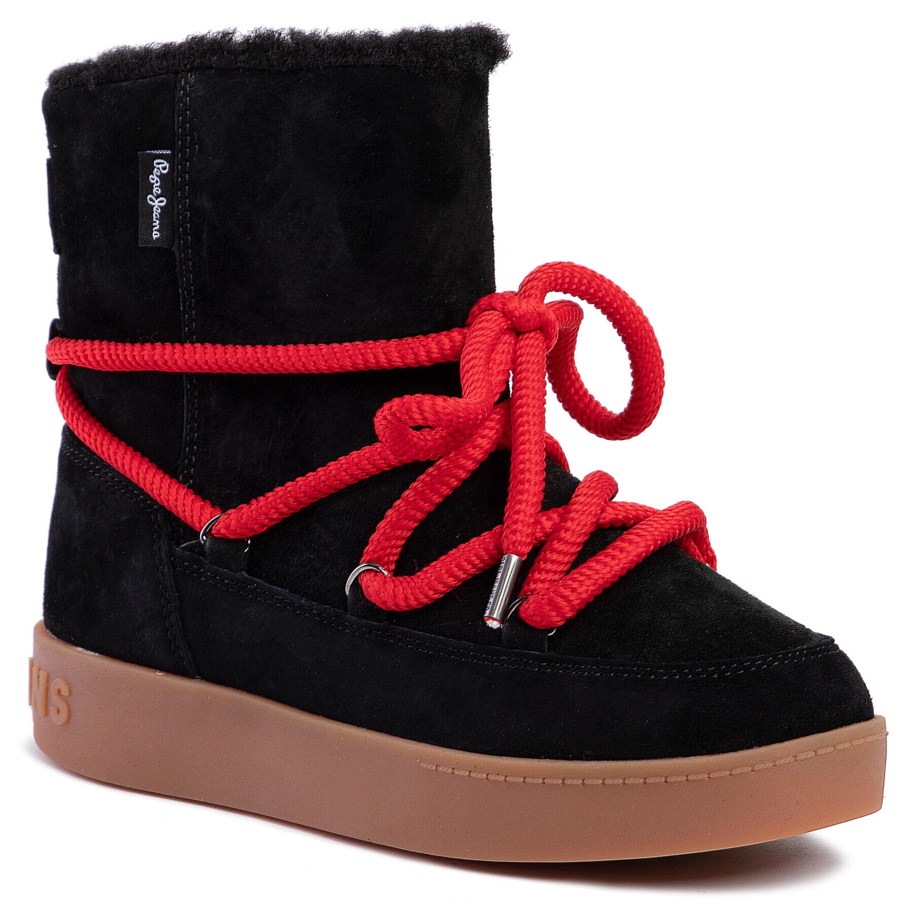 Pepe Jeans Pantofi Brixton Warm PLS30888 Negru - Pled.ro