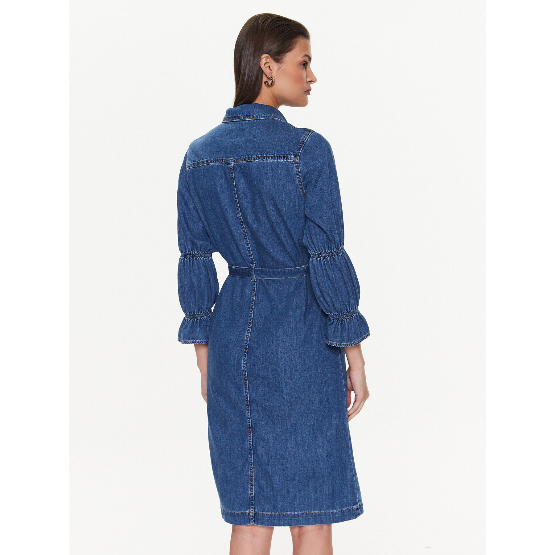 Pepe Jeans Rochie de blugi Elodie PL953196 Albastru Regular Fit - Pled.ro