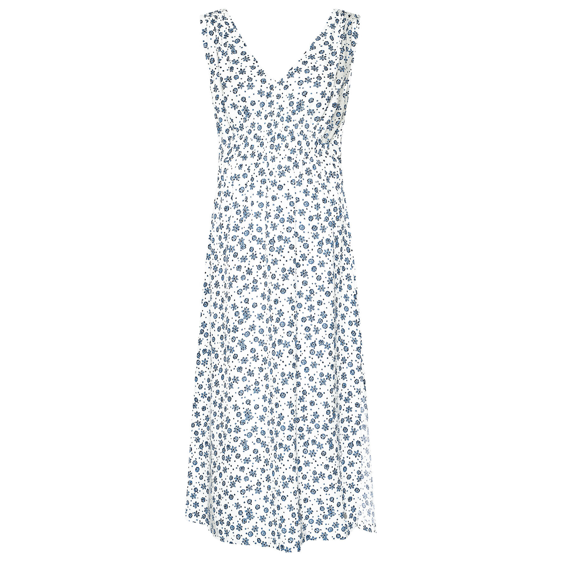 Pepe Jeans Rochie de vară Lou PL952844 Alb Regular Fit - Pled.ro