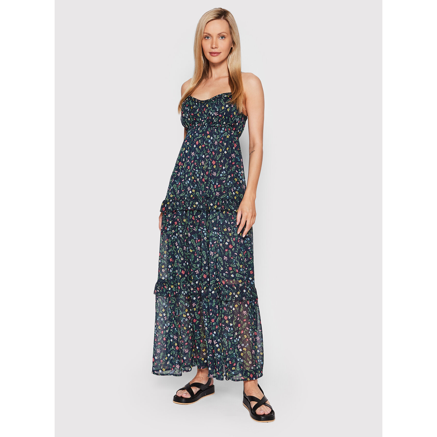 Pepe Jeans Rochie de vară Dara PL953094 Bleumarin Regular Fit - Pled.ro