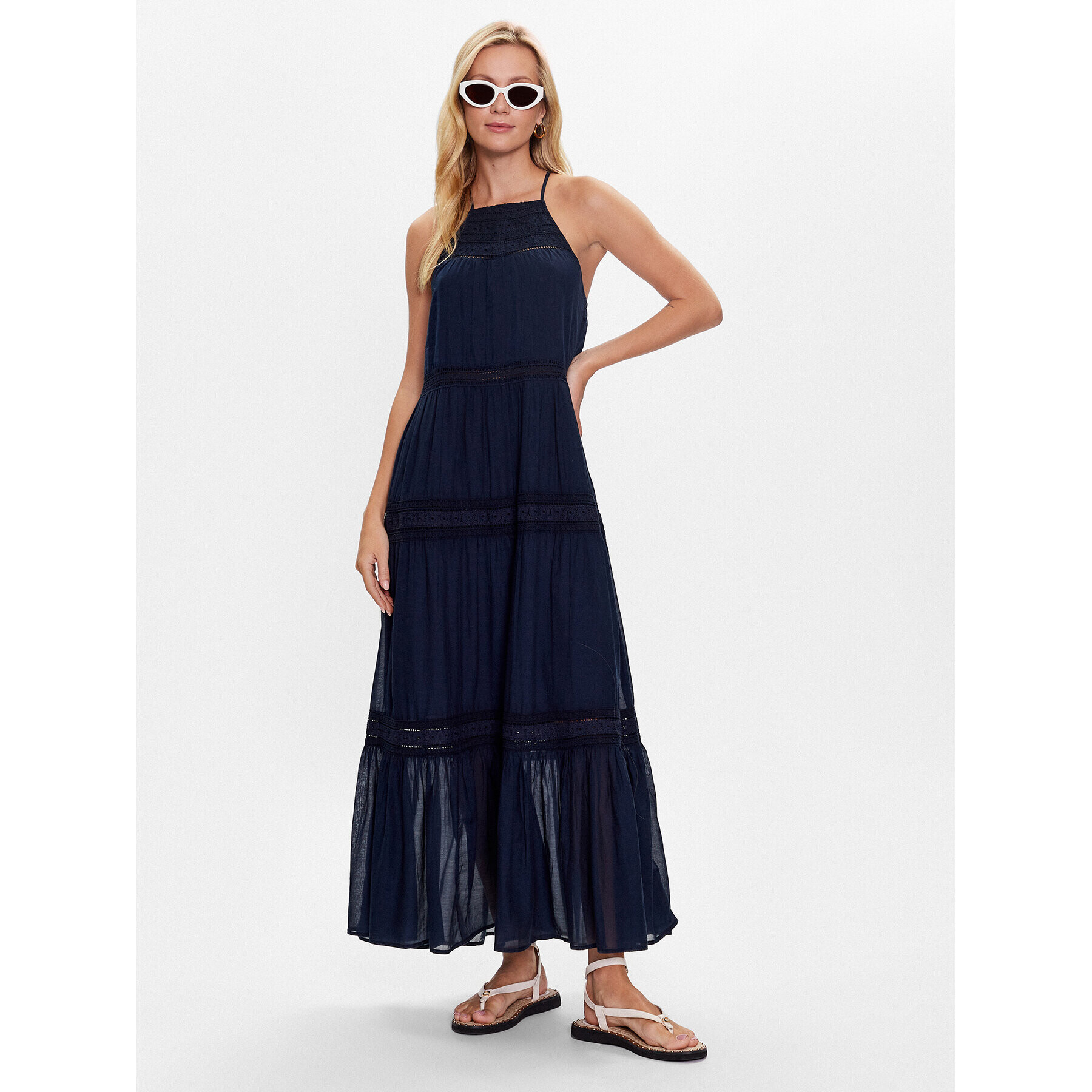 Pepe Jeans Rochie de zi Pipra PL953276 Bleumarin Regular Fit - Pled.ro