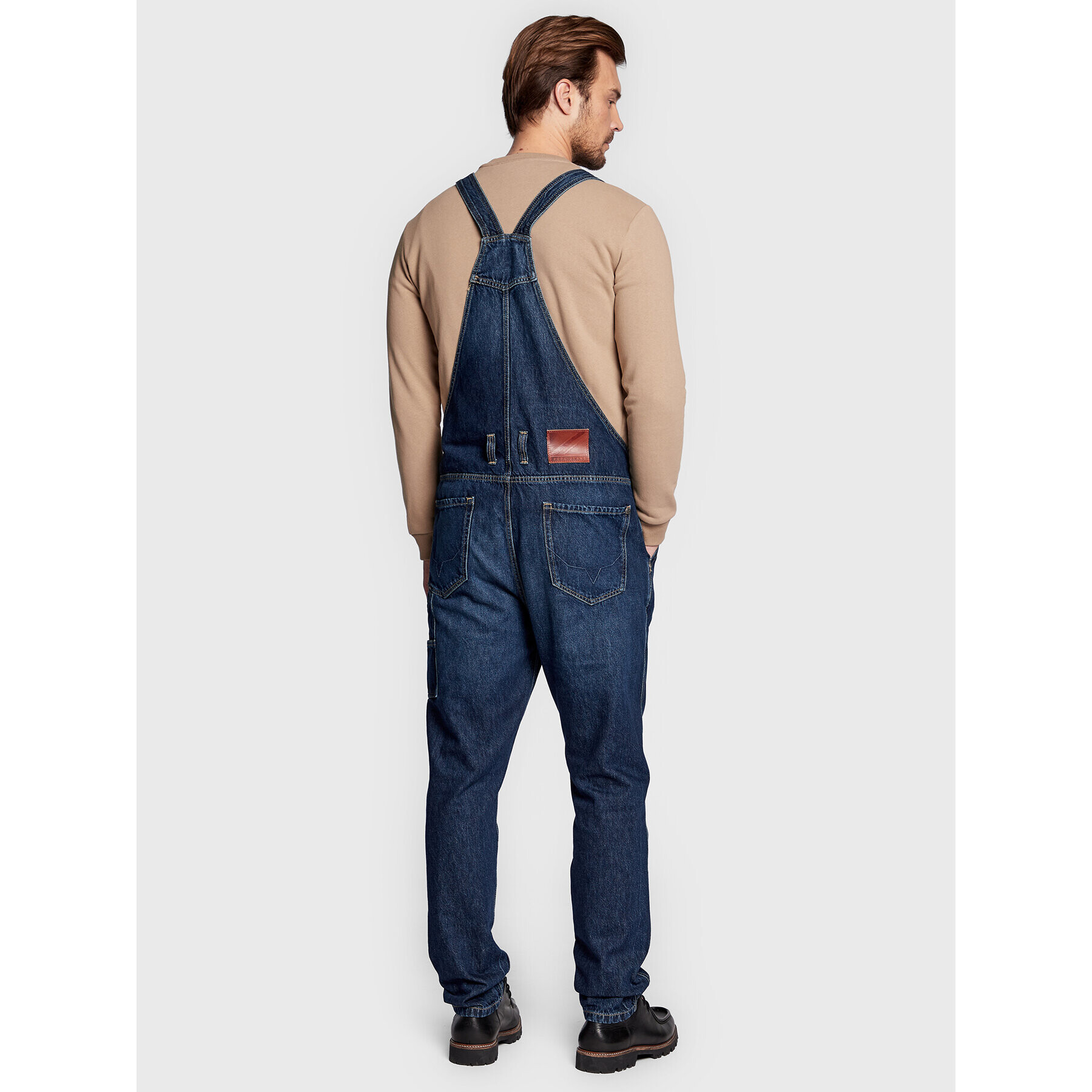 Pepe Jeans Salopetă Dougie PM230046 Albastru Loose Fit - Pled.ro