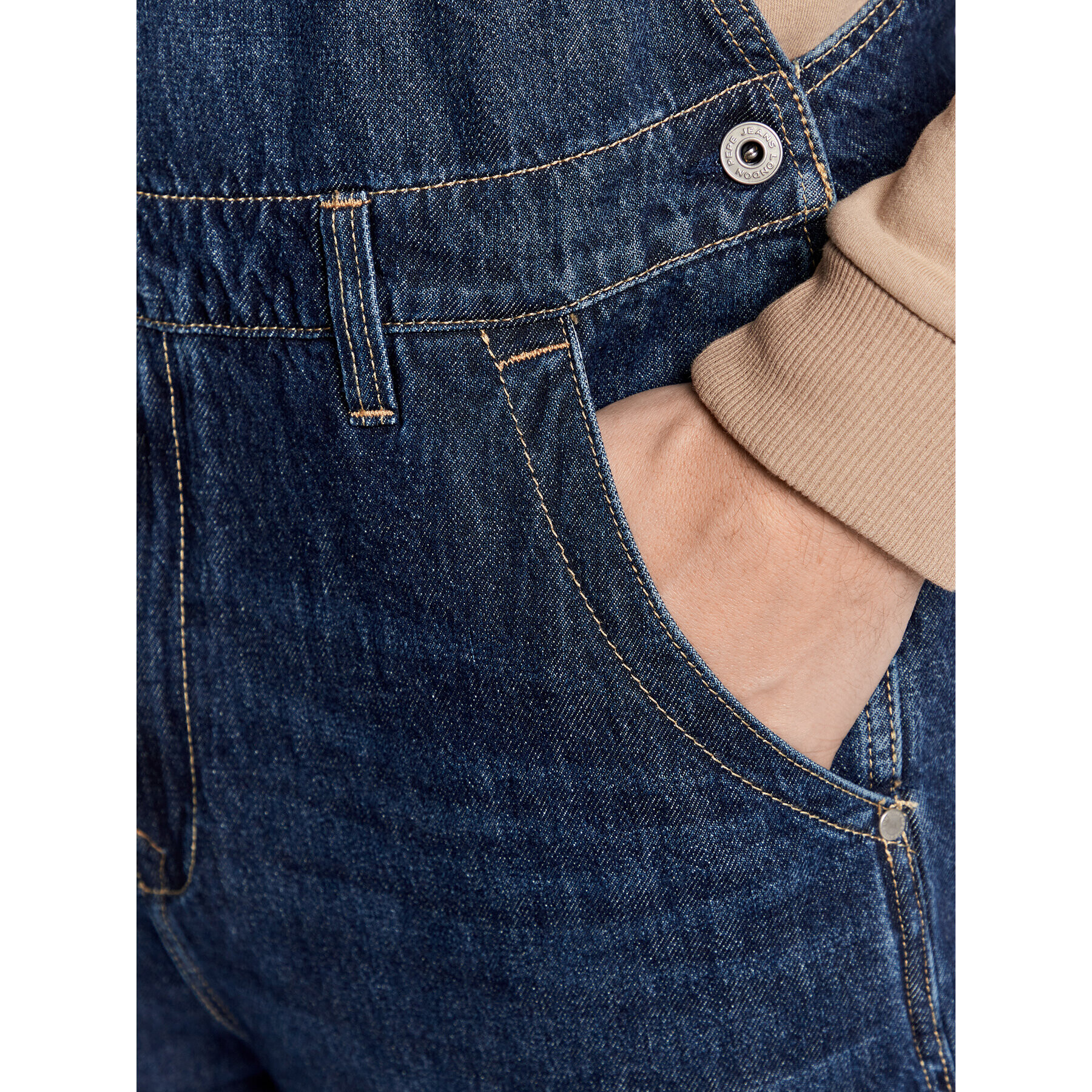 Pepe Jeans Salopetă Dougie PM230046 Albastru Loose Fit - Pled.ro