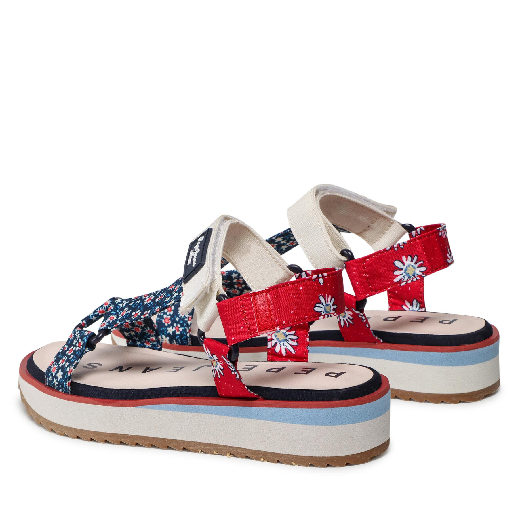 Pepe Jeans Sandale Alexa Flowers PGS90182 Colorat - Pled.ro