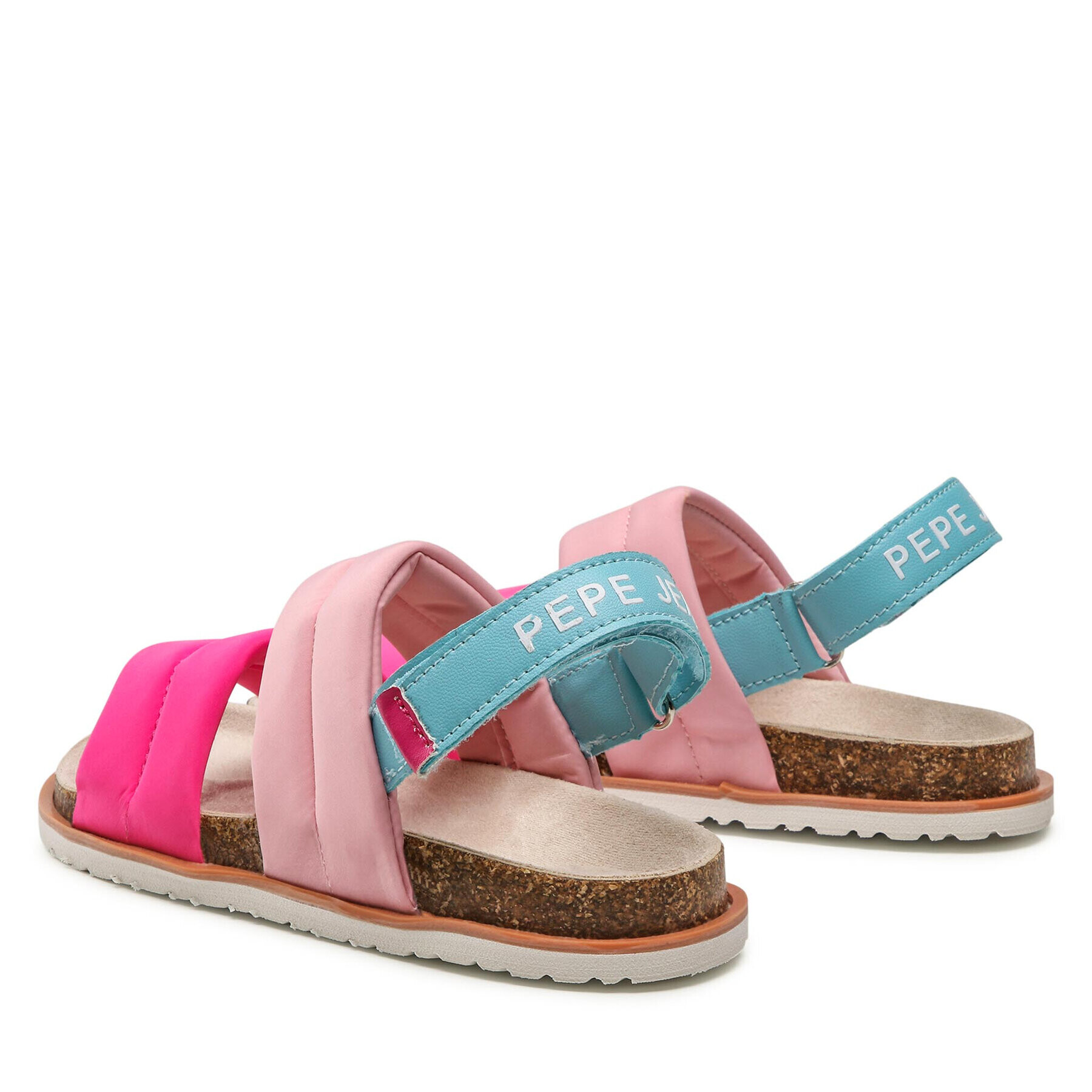 Pepe Jeans Sandale Berlin Girl Padded PGS90180 Roz - Pled.ro