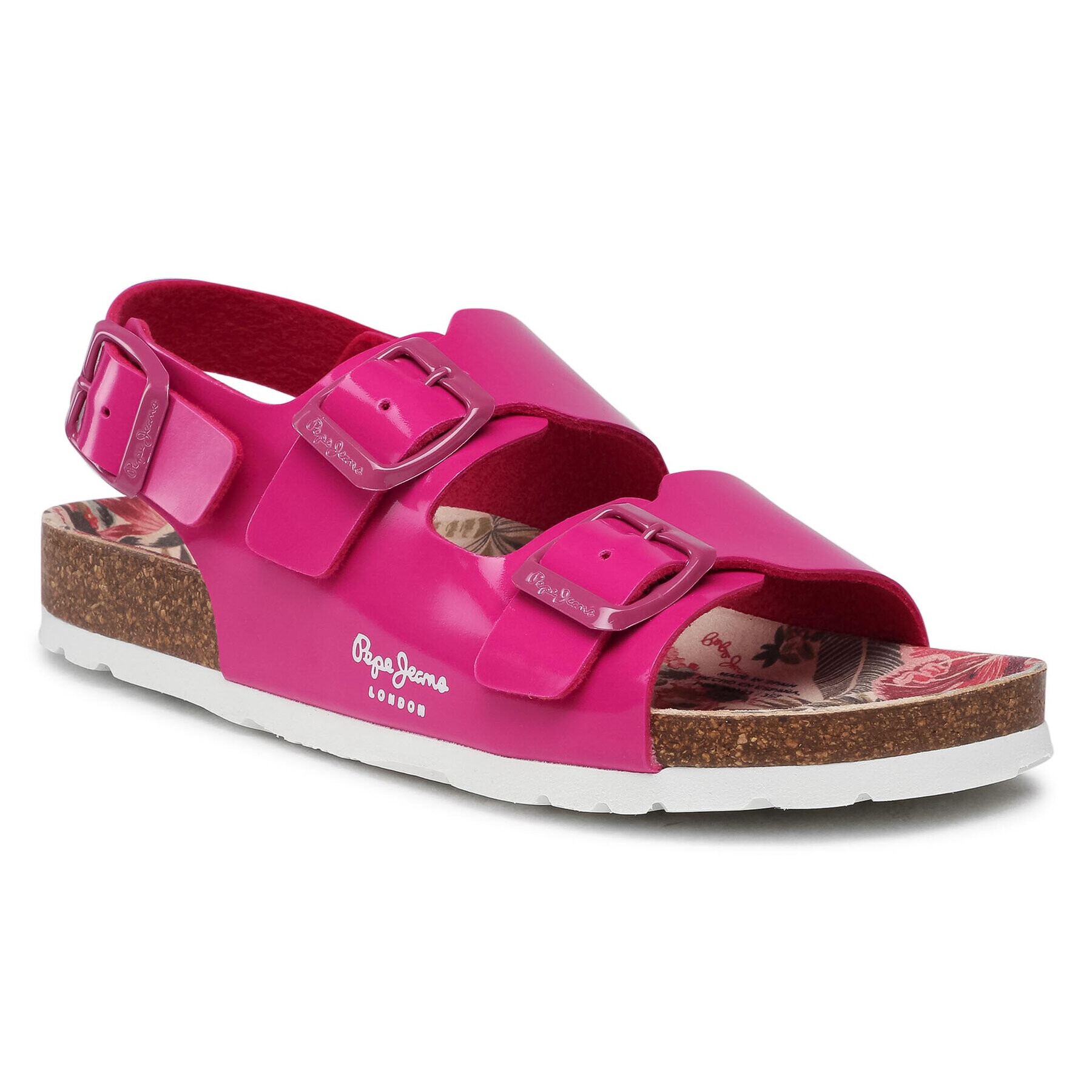 Pepe Jeans Sandale Bio Basic Buckles PGS90163 Roz - Pled.ro