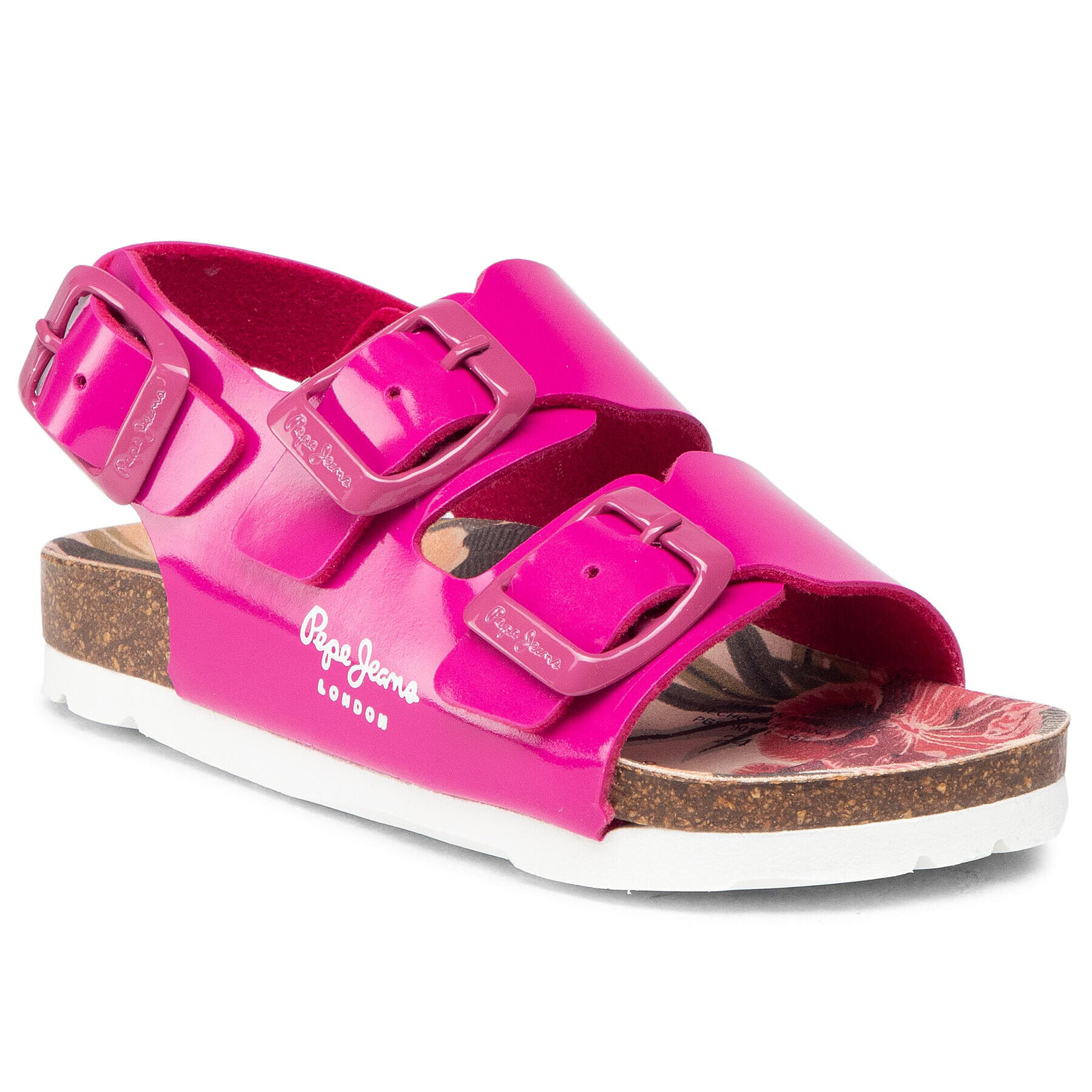 Pepe Jeans Sandale Bio Basic Buckles PGS90171 Roz - Pled.ro