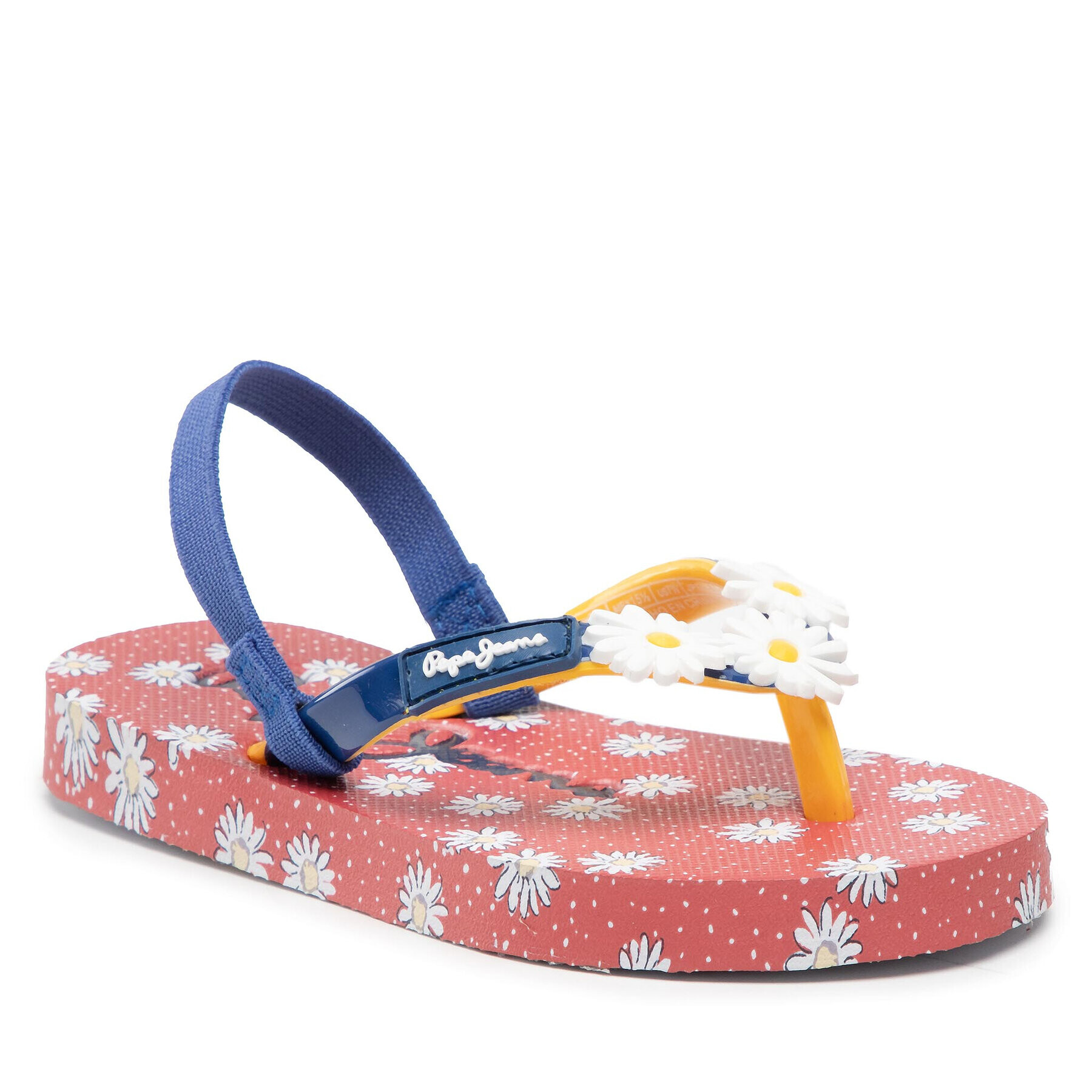 Pepe Jeans Sandale Dorset Flowers Kids PGS70051 Bleumarin - Pled.ro