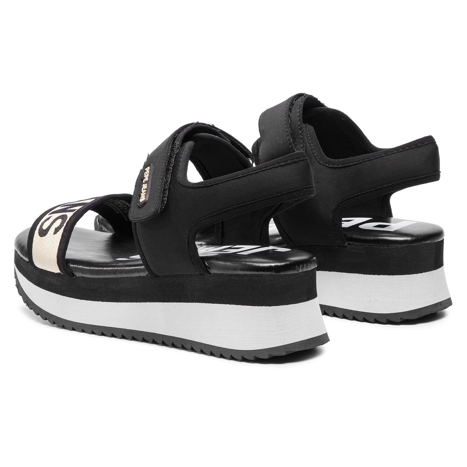 Pepe Jeans Sandale Fuji Mania PLS90394 Negru - Pled.ro