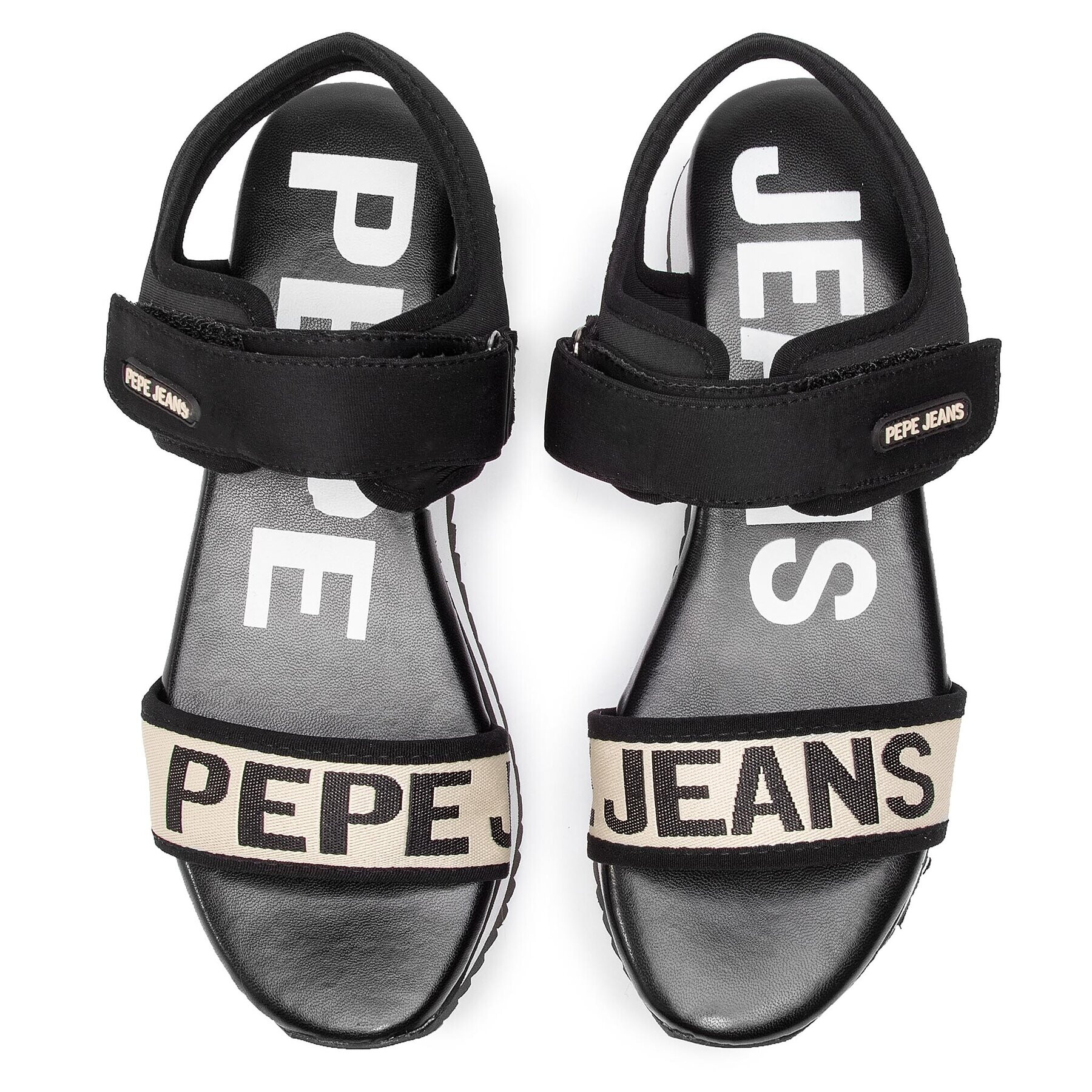 Pepe Jeans Sandale Fuji Mania PLS90394 Negru - Pled.ro