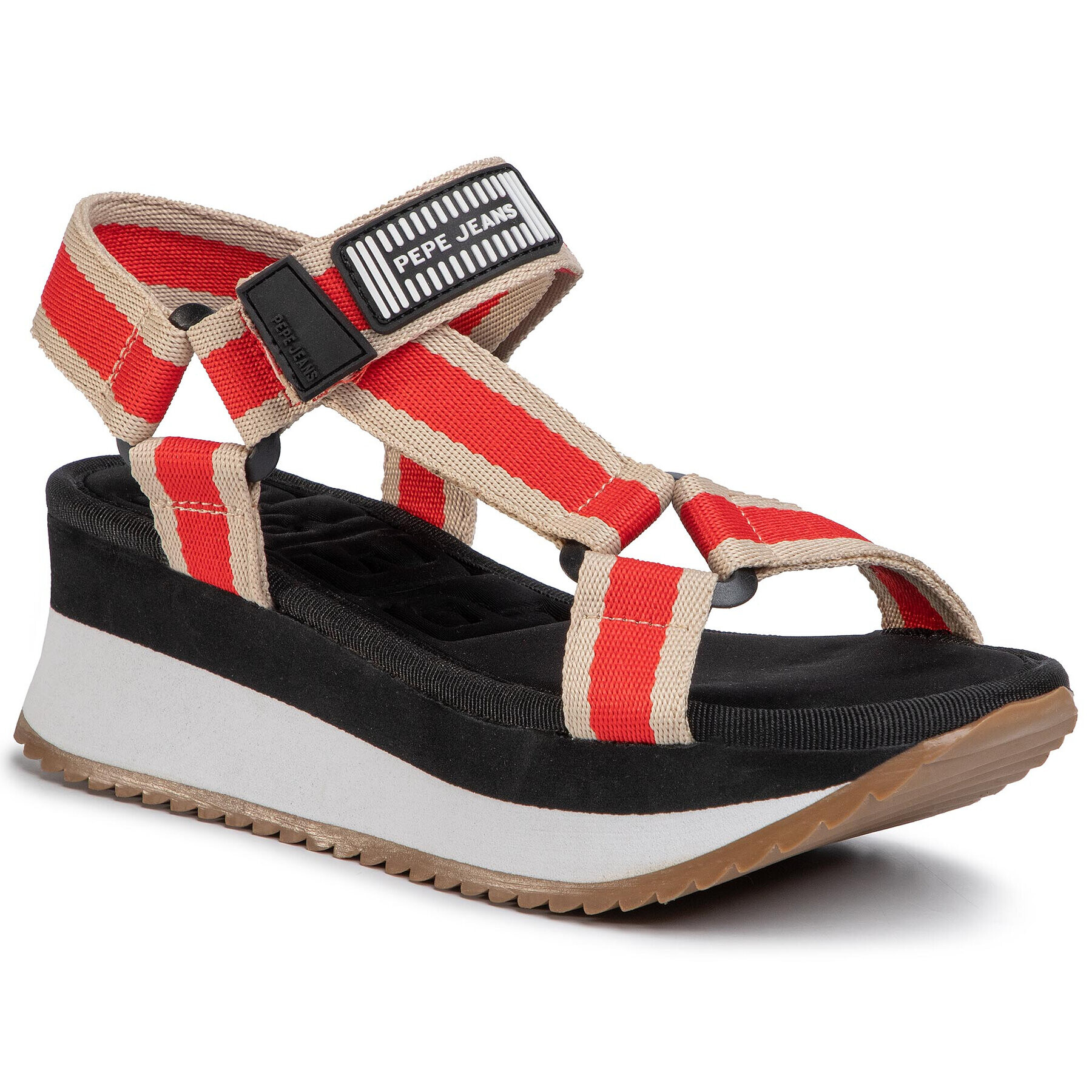 Pepe Jeans Sandale Fuji River PLS90465 Roșu - Pled.ro