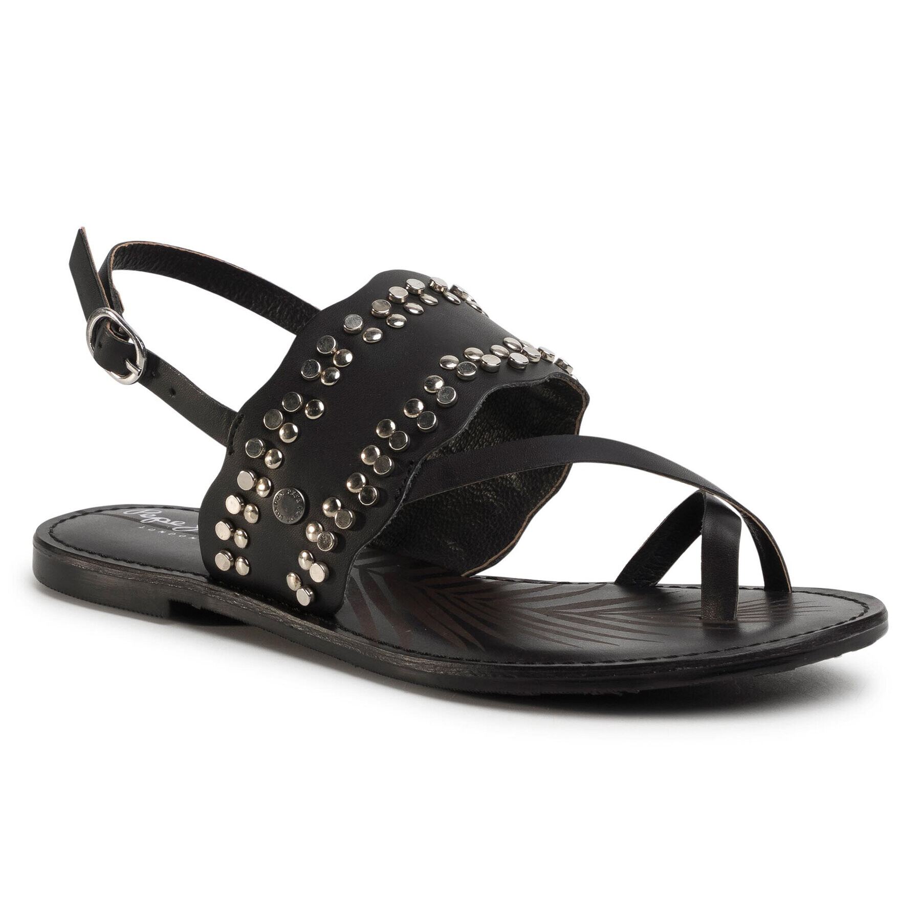 Pepe Jeans Sandale March Studs PLS90447 Negru - Pled.ro