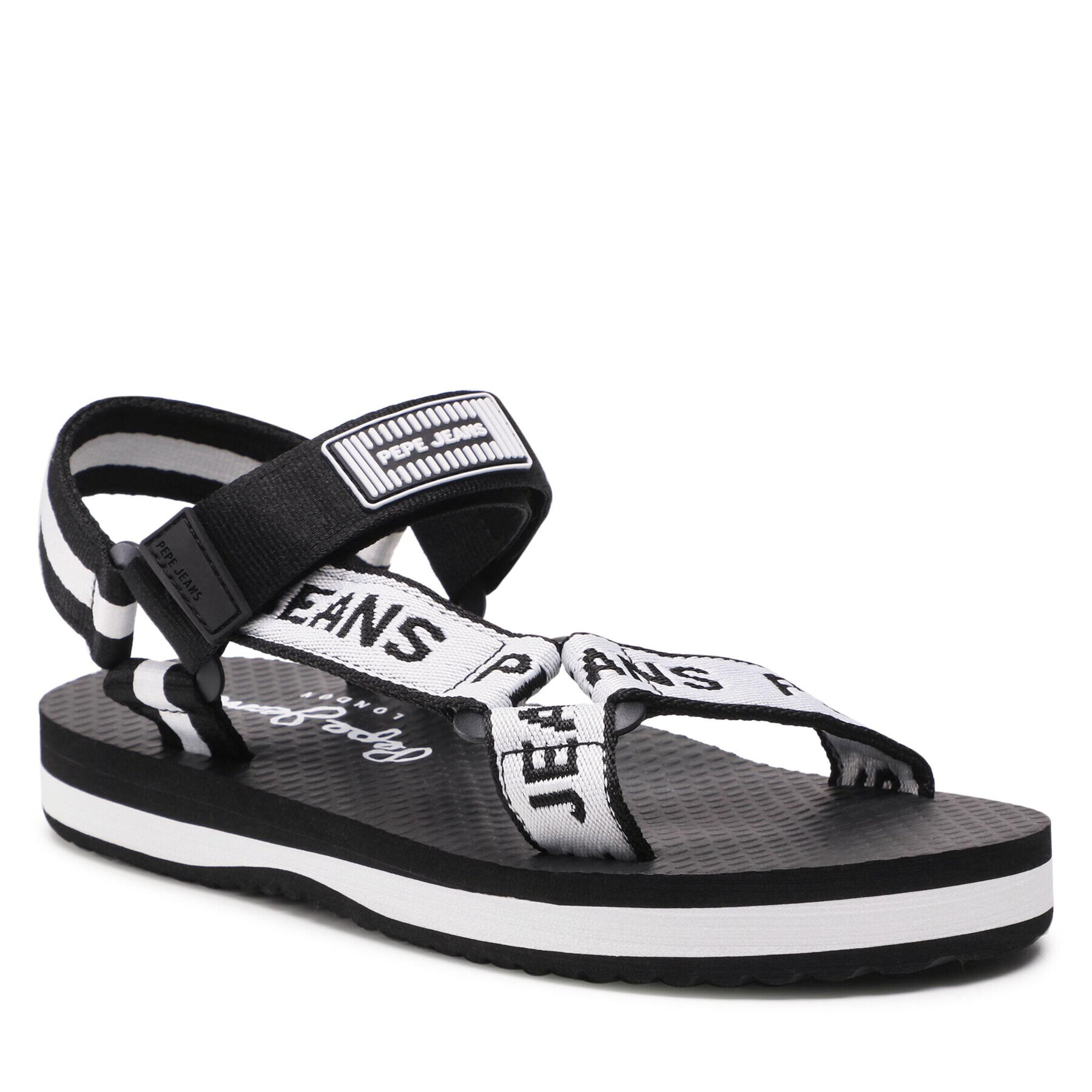 Pepe Jeans Sandale Pool W Logo PLS90510 Negru - Pled.ro