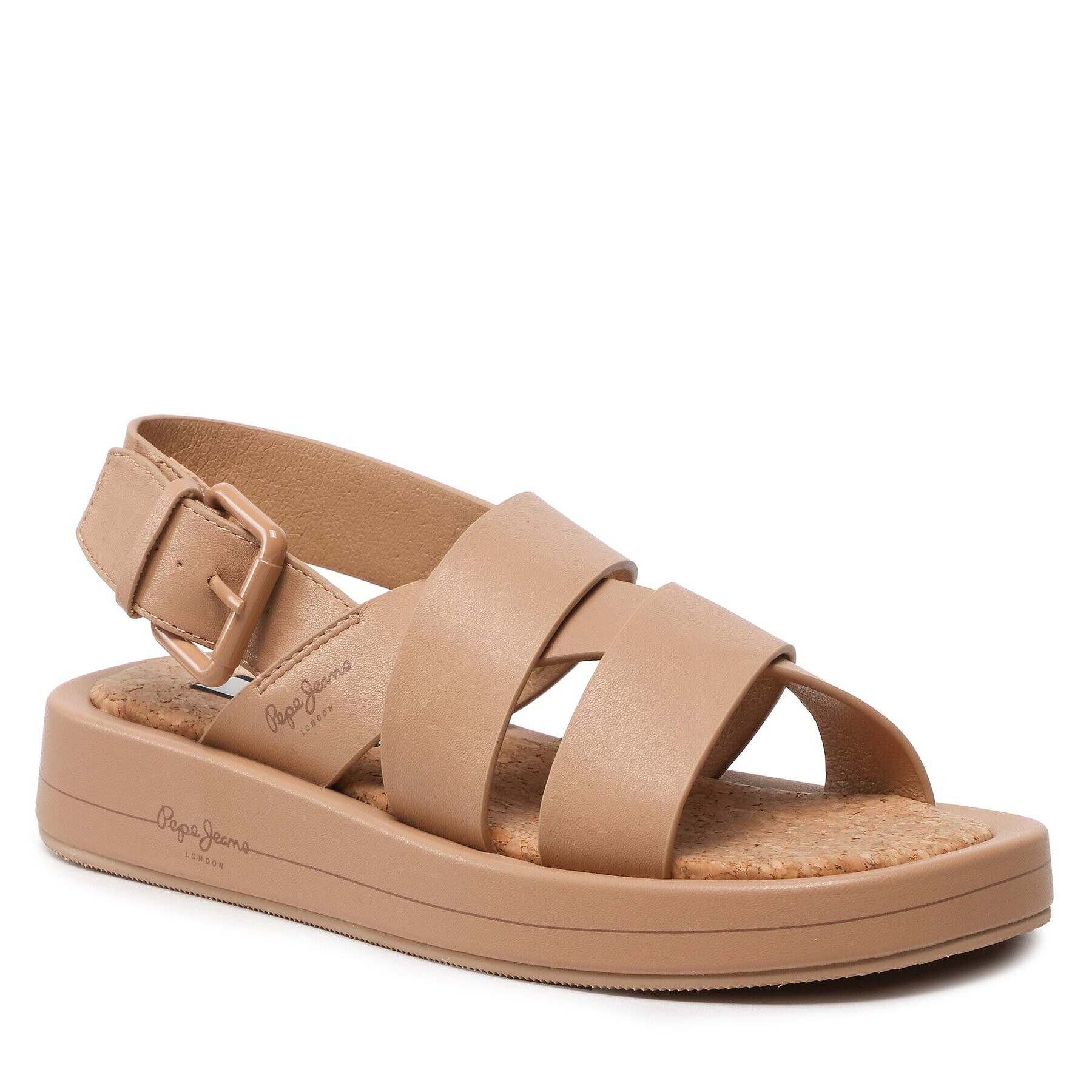 Pepe Jeans Sandale Summer Block PLS90578 Bej - Pled.ro