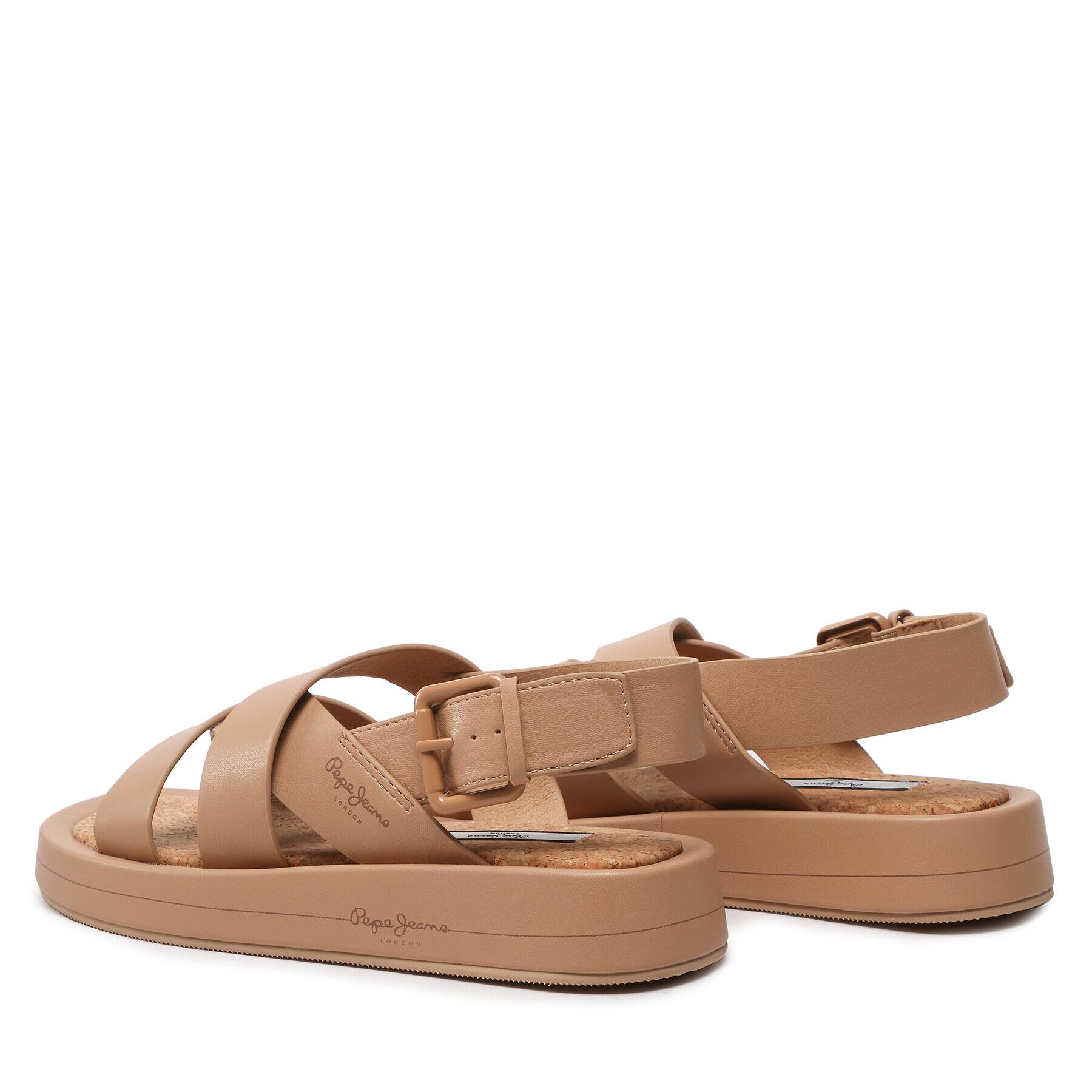 Pepe Jeans Sandale Summer Block PLS90578 Bej - Pled.ro