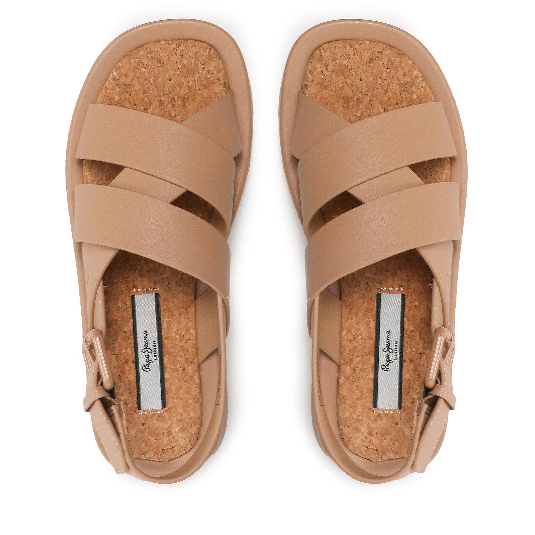 Pepe Jeans Sandale Summer Block PLS90578 Bej - Pled.ro