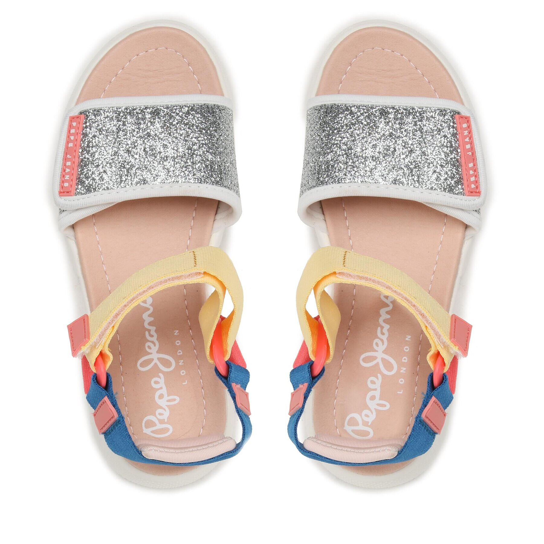 Pepe Jeans Sandale Ventura Sandal G PGS90190 Argintiu - Pled.ro