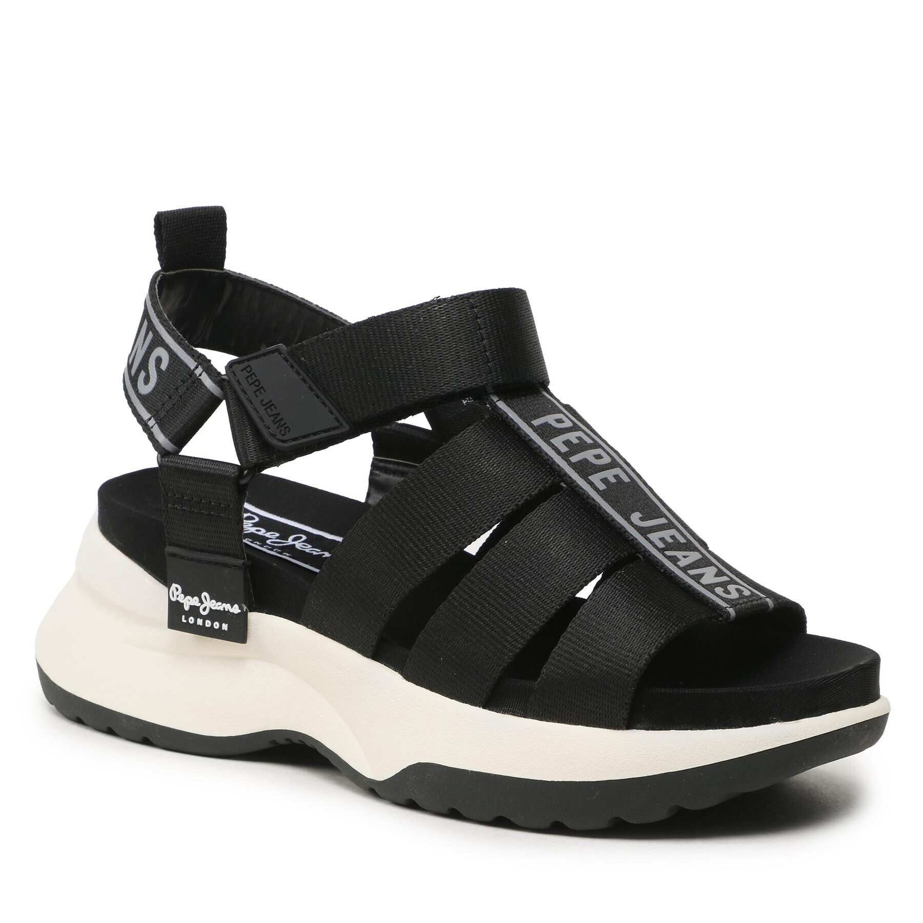 Pepe Jeans Sandale Venus Point PLS90570 Negru - Pled.ro