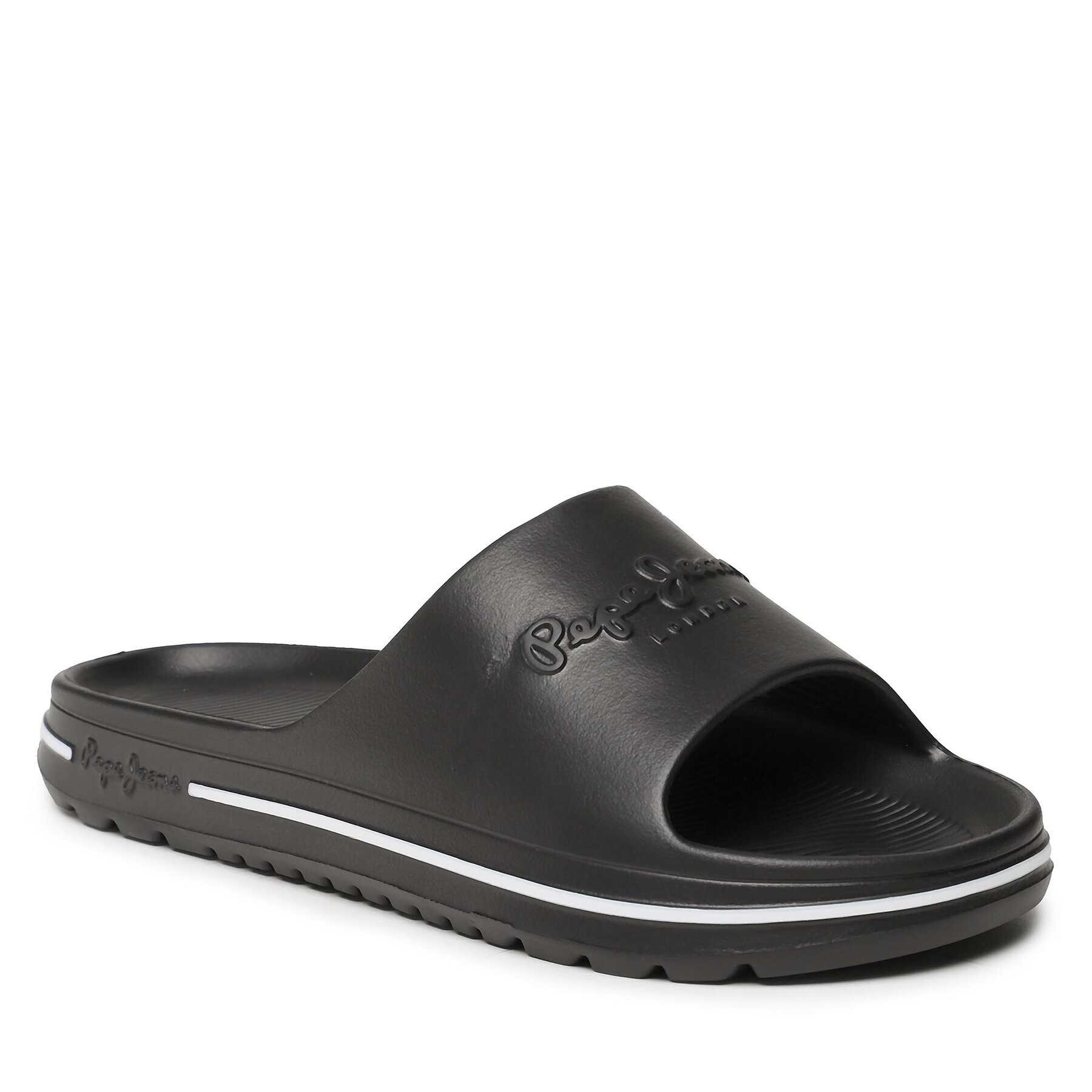 Pepe Jeans Șlapi Beach Slide PMS70121 Negru - Pled.ro