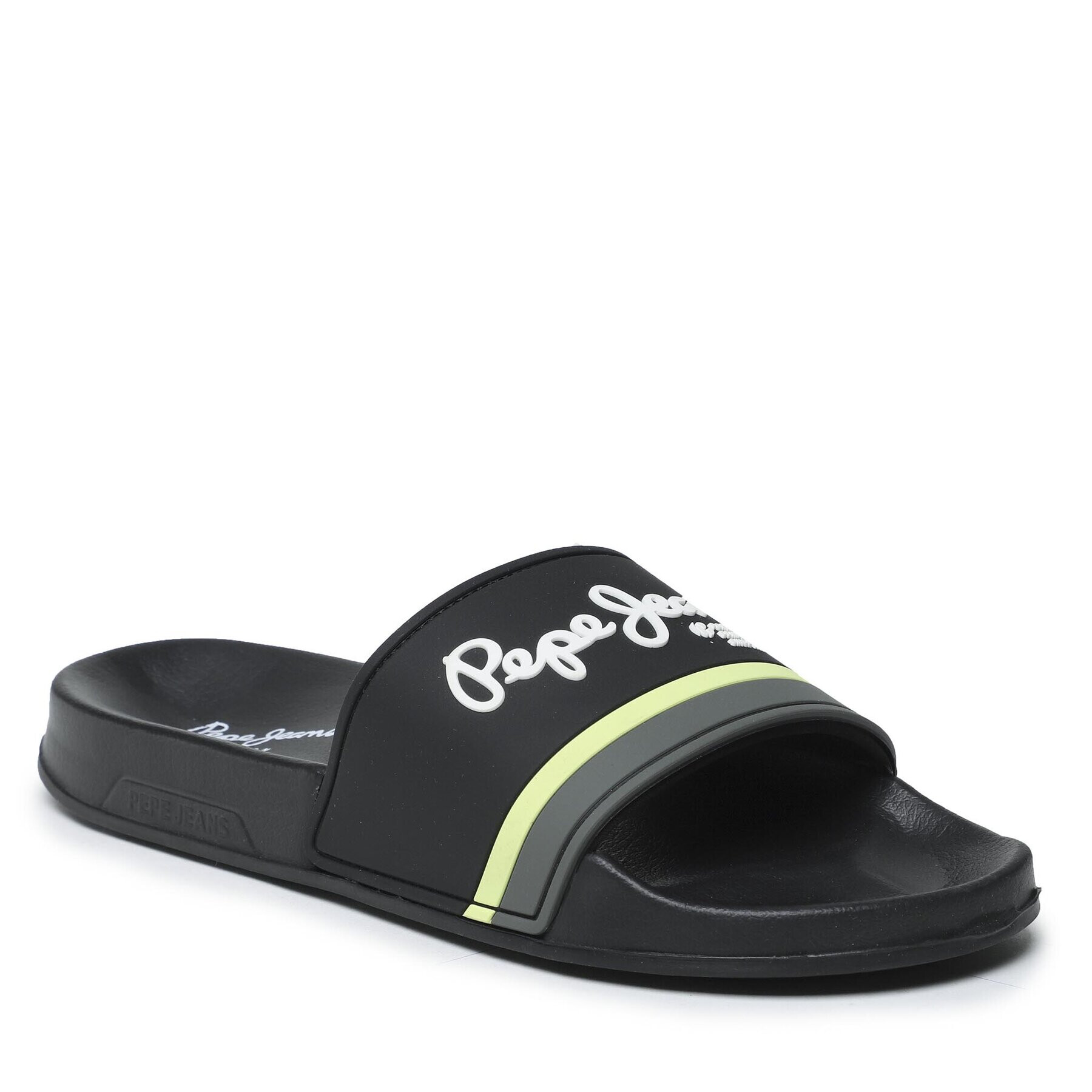 Pepe Jeans Șlapi Slider Portobello PMS70123 Negru - Pled.ro